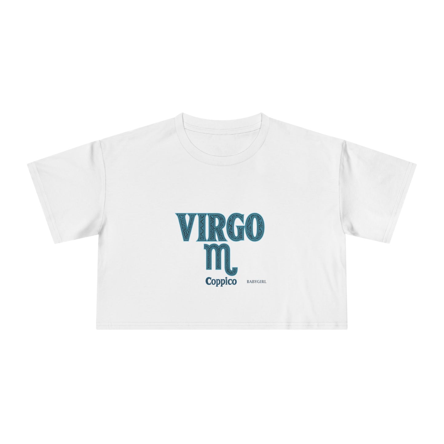 Virgo Zodiac Women's Crop Tee, Astrology Gift, Women's Horoscope Shirt, Birthday Gift, Stylish Zodiac Tee
