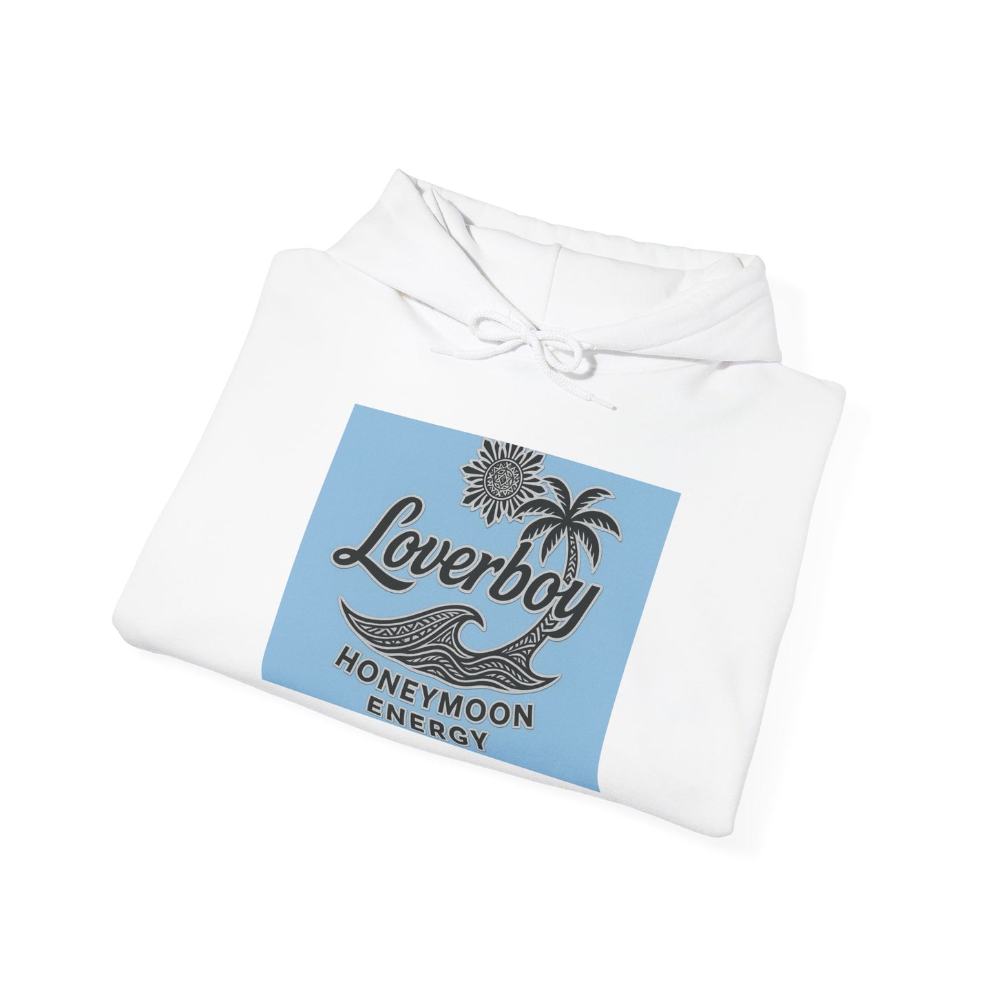 Copy of Loverboy Honeymoon Energy Hoodie, Cozy Sweatshirt, Unisex Gift, Casual Wear, Summer Vibes, Fun Travel Apparel