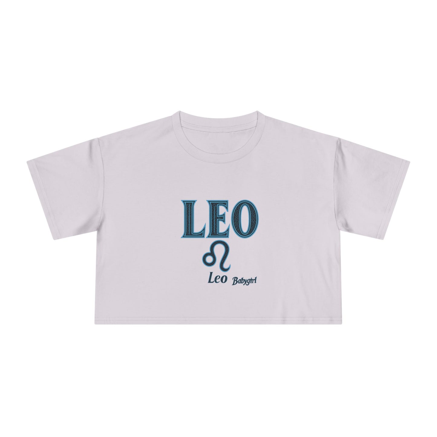 Trendy Women's Crop Tee - Leo Zodiac T-Shirt, Astrology Gift, Birthday Apparel, Casual Wear, Cute Summer Top