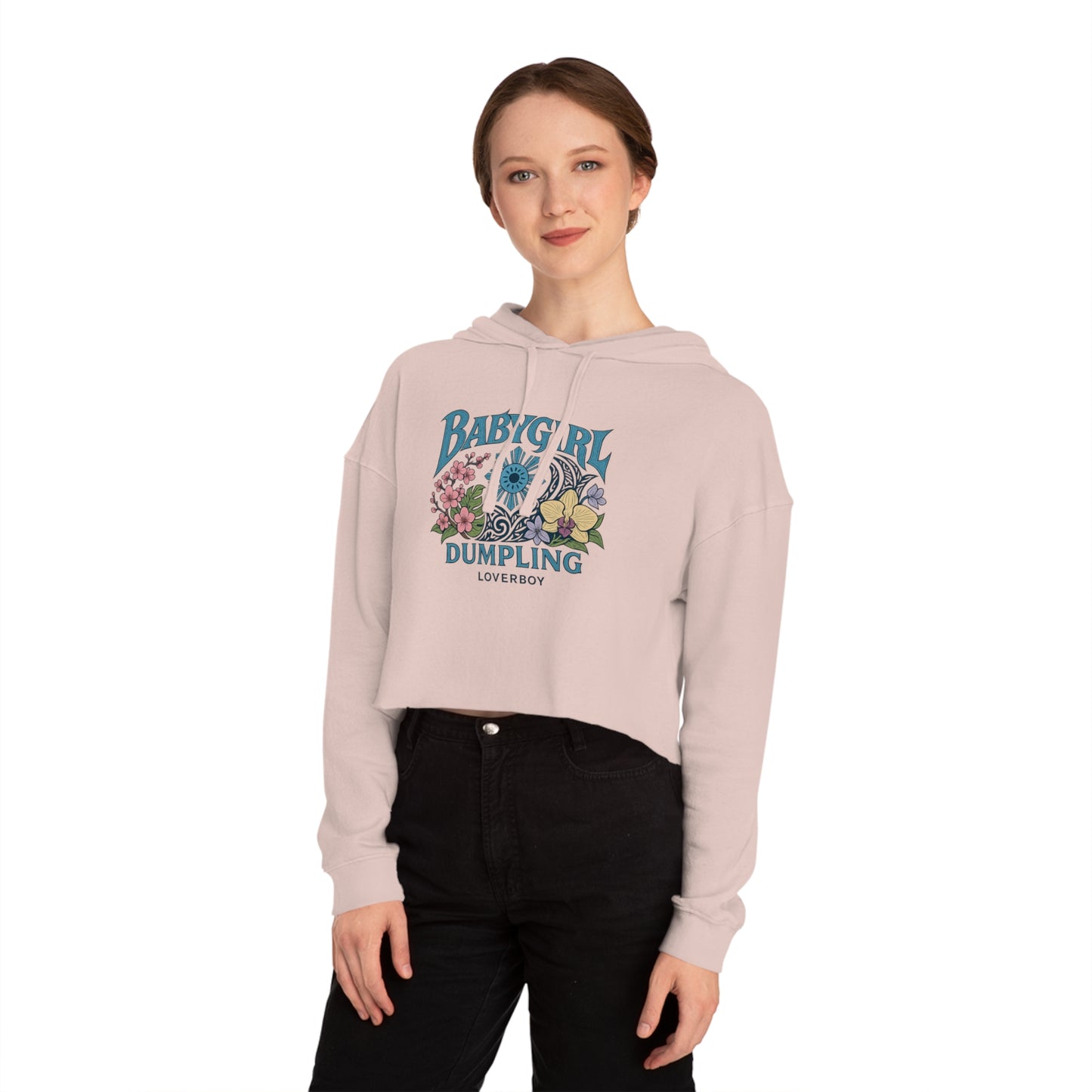 Baddie Cropped Hoodie | Women's Casual Sweatshirt, Streetwear, Gift for Her, Trendy Style, Everyday Comfort