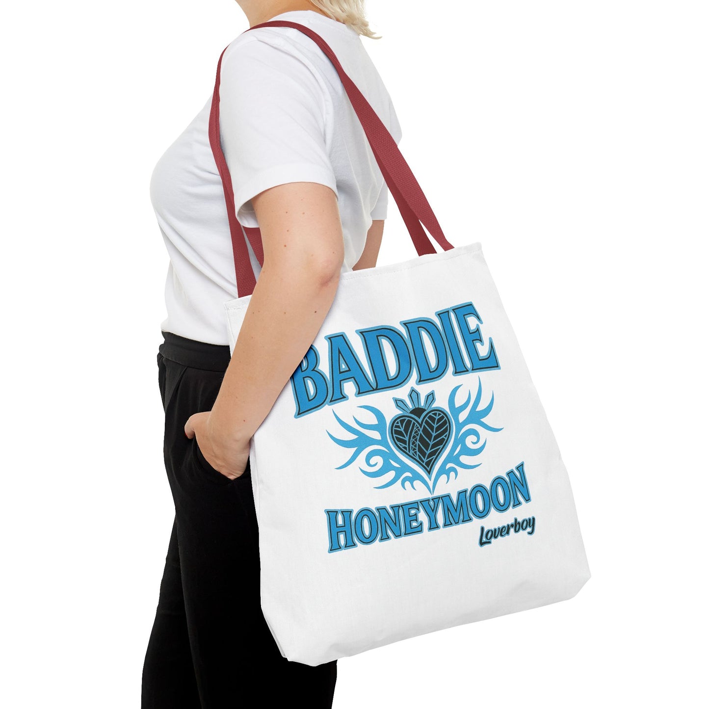 Baddie Honeymoon Tote Bag, Stylish Beach Tote, Bride Gift, Wedding Accessories, Fun Travel Bag, Summer Vibes