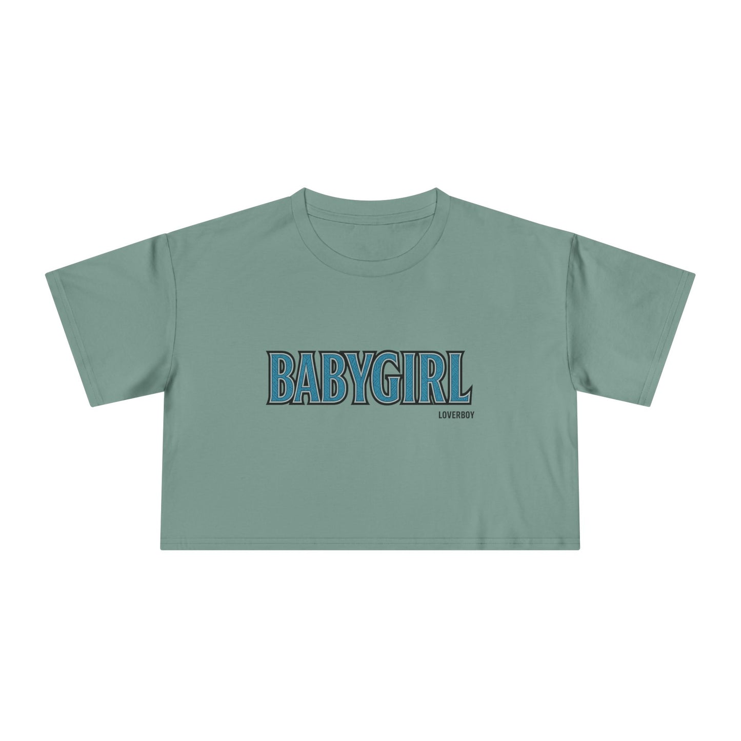 Stylish Women's Crop Tee with 'BABYGIRL' Design, Trendy Summer Top, Gift for Fashion Lovers, Casual Wear, Festival Style