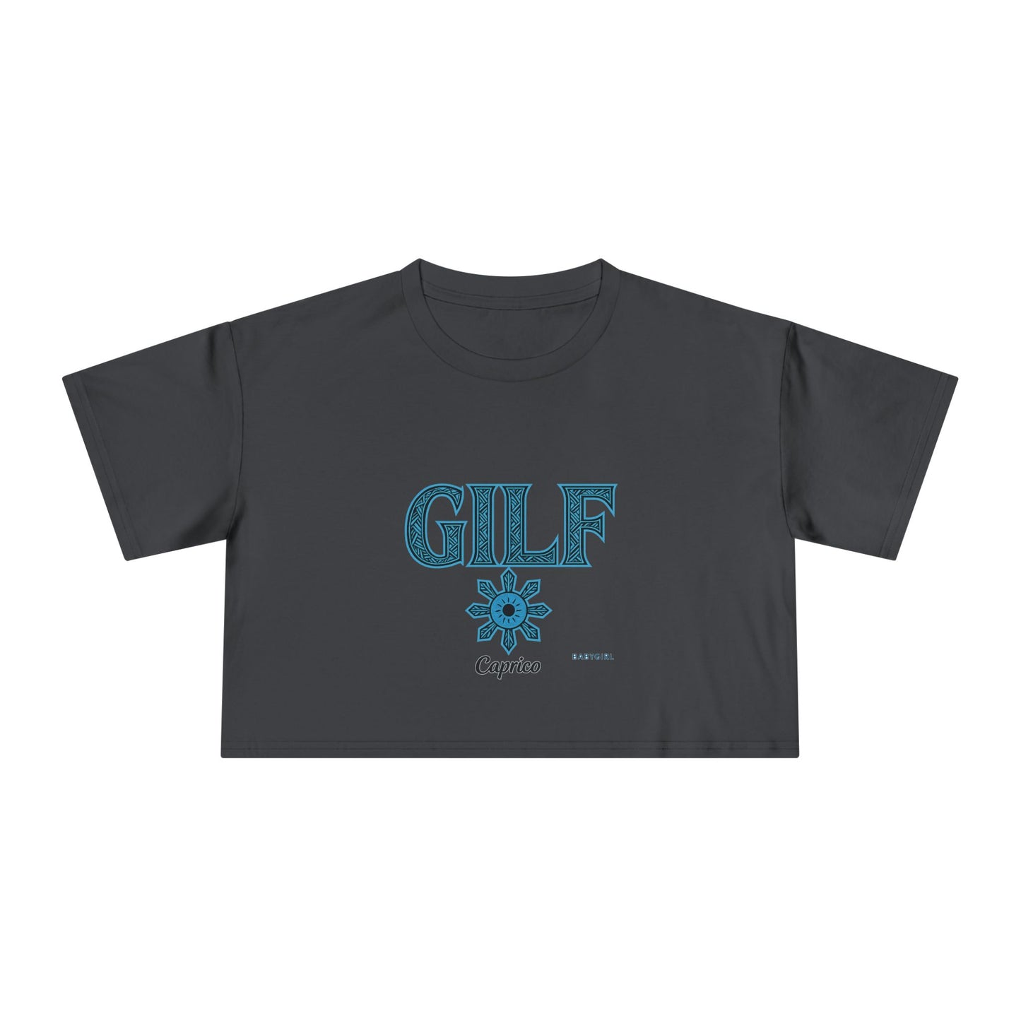 Trendy Women's Crop Tee - Fun GILF Graphic, Perfect for Casual Wear, Gifts, or Summer Outfits