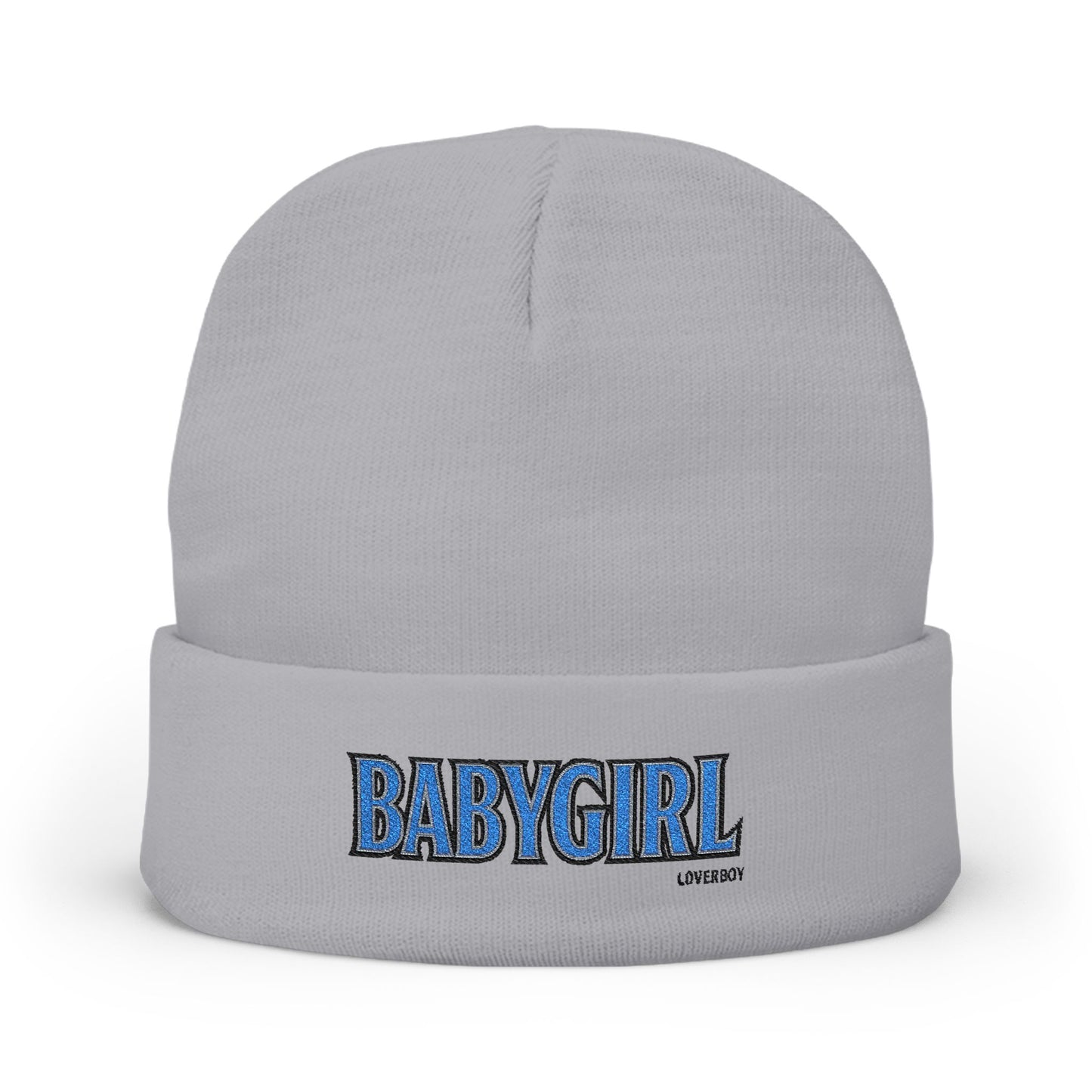 BabyGirl Embroidered Knit Beanie - Stylish Winter Accessory, Great for Gift-Giving, Everyday Wear, and Trendy Casual Looks