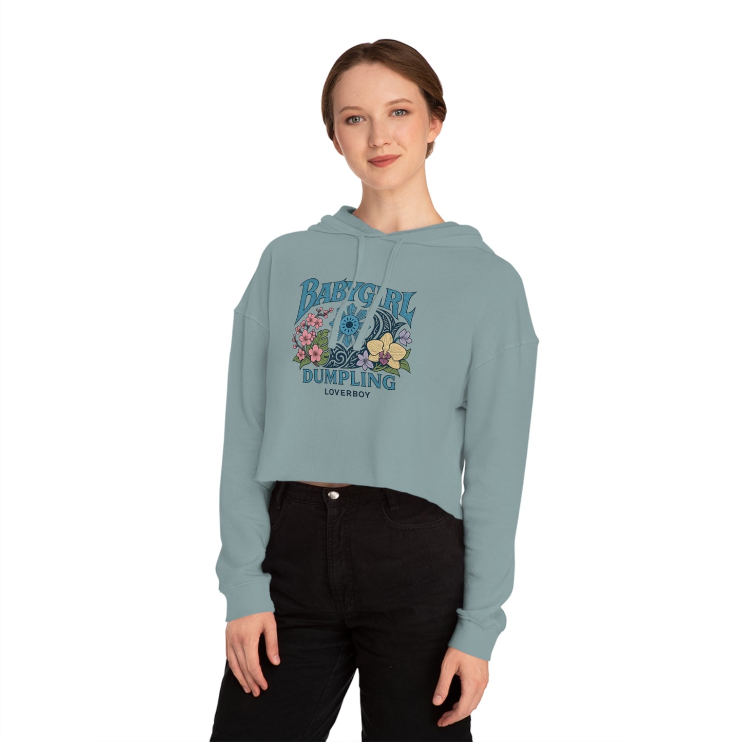 Baddie Cropped Hoodie | Women's Casual Sweatshirt, Streetwear, Gift for Her, Trendy Style, Everyday Comfort