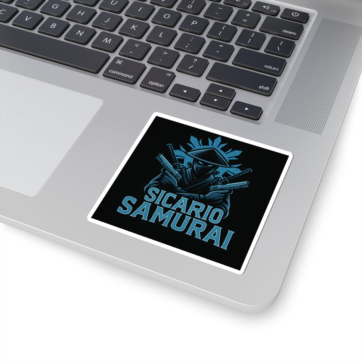 Samurai Warrior Kiss-Cut Stickers | Unique Laptop Decals, Cool Art Stickers, Gift for Gamers, Ninja Decor, Stylish Vinyl Stickers
