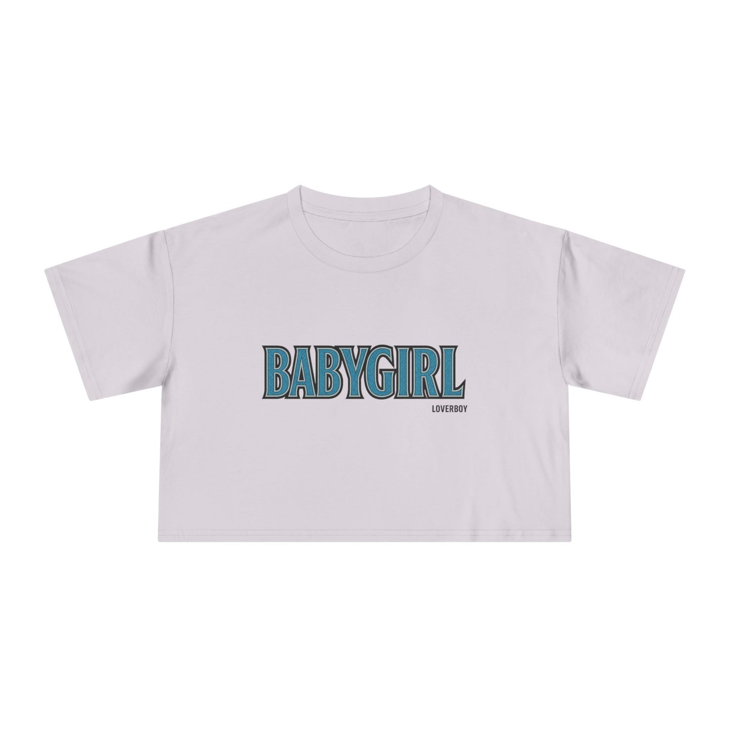 Stylish Women's Crop Tee with 'BABYGIRL' Design, Trendy Summer Top, Gift for Fashion Lovers, Casual Wear, Festival Style