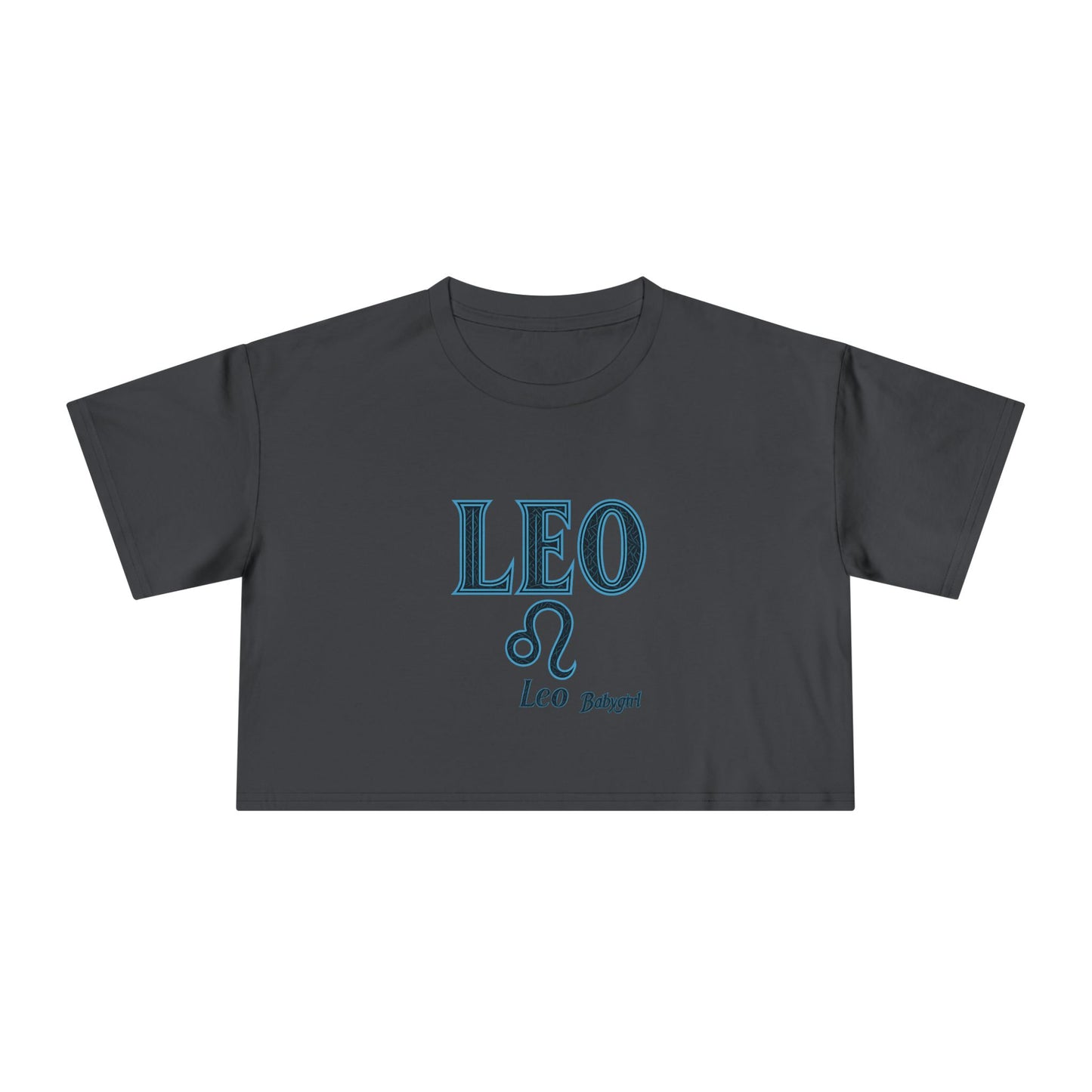 Trendy Women's Crop Tee - Leo Zodiac T-Shirt, Astrology Gift, Birthday Apparel, Casual Wear, Cute Summer Top