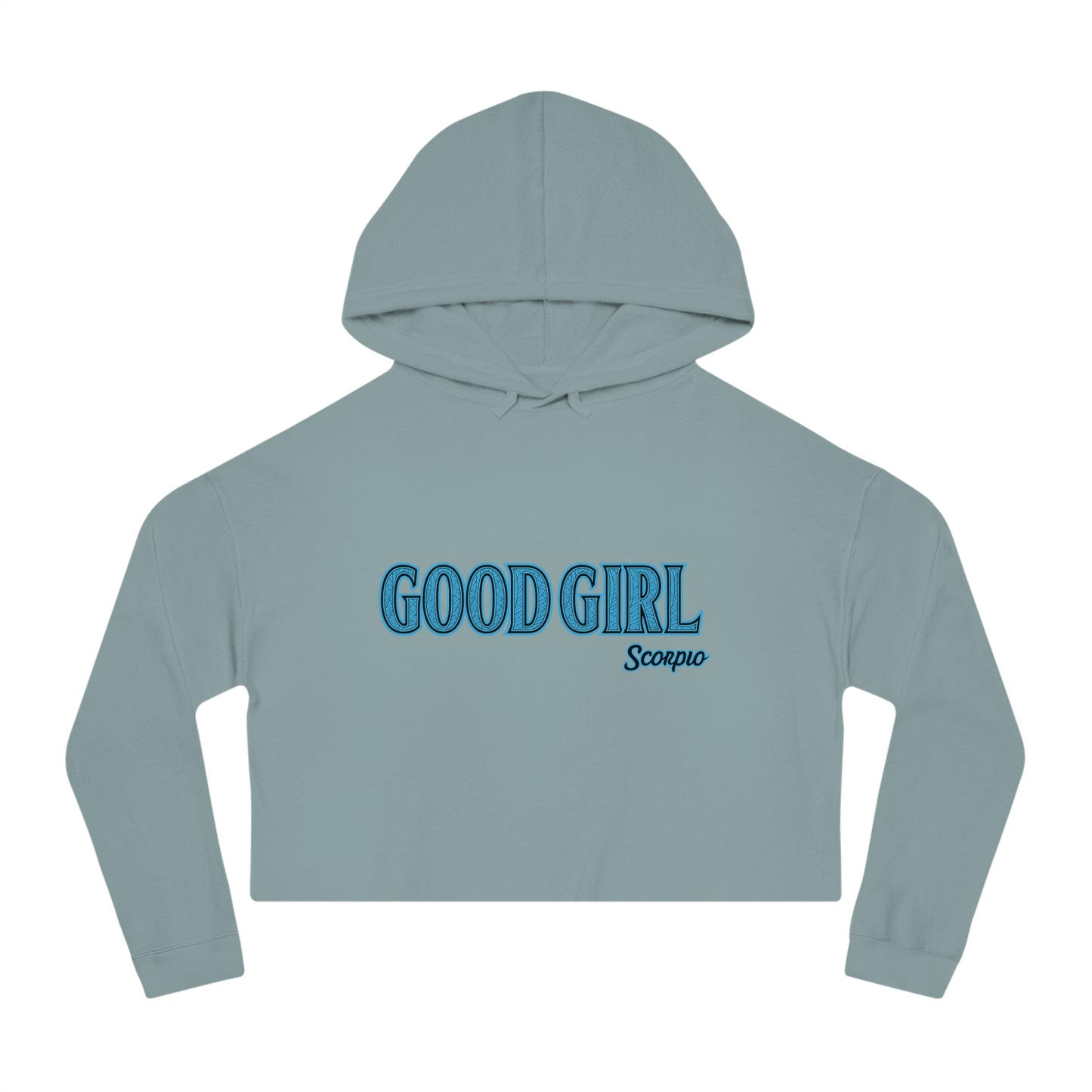 Good Girl Scorpio Cropped Sweatshirt | Women's Fashion, Astrology Apparel, Zodiac Clothing, Gift for Her, Trendy Outfit