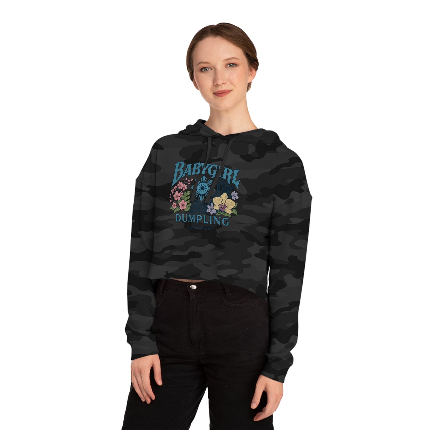 Baddie Cropped Hoodie | Women's Casual Sweatshirt, Streetwear, Gift for Her, Trendy Style, Everyday Comfort