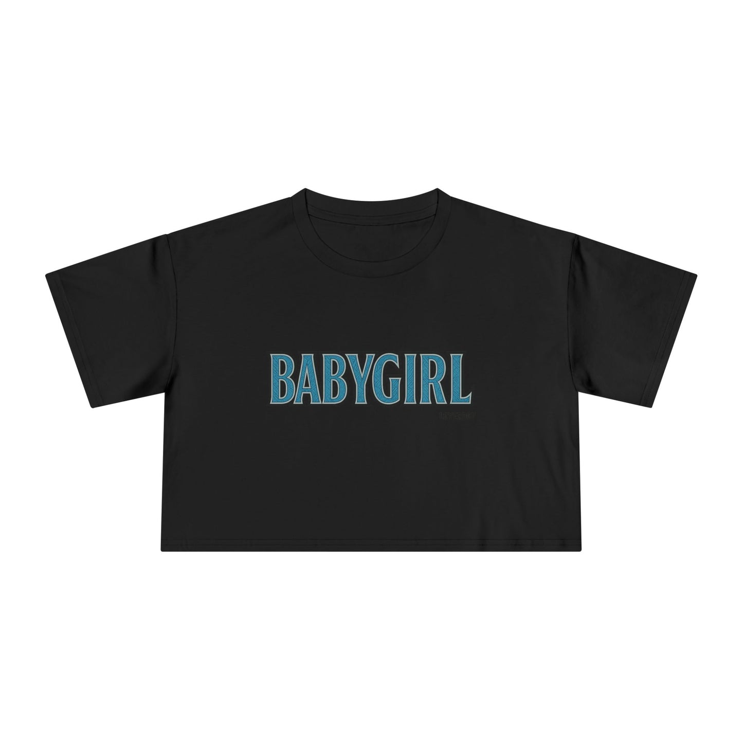 Stylish Women's Crop Tee with 'BABYGIRL' Design, Trendy Summer Top, Gift for Fashion Lovers, Casual Wear, Festival Style