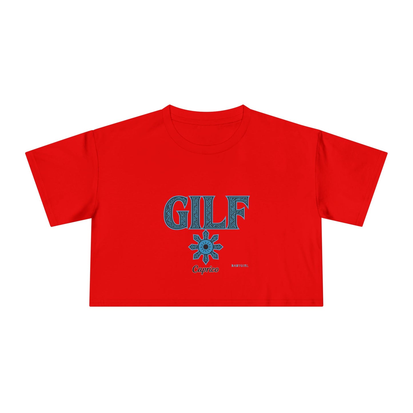 Trendy Women's Crop Tee - Fun GILF Graphic, Perfect for Casual Wear, Gifts, or Summer Outfits