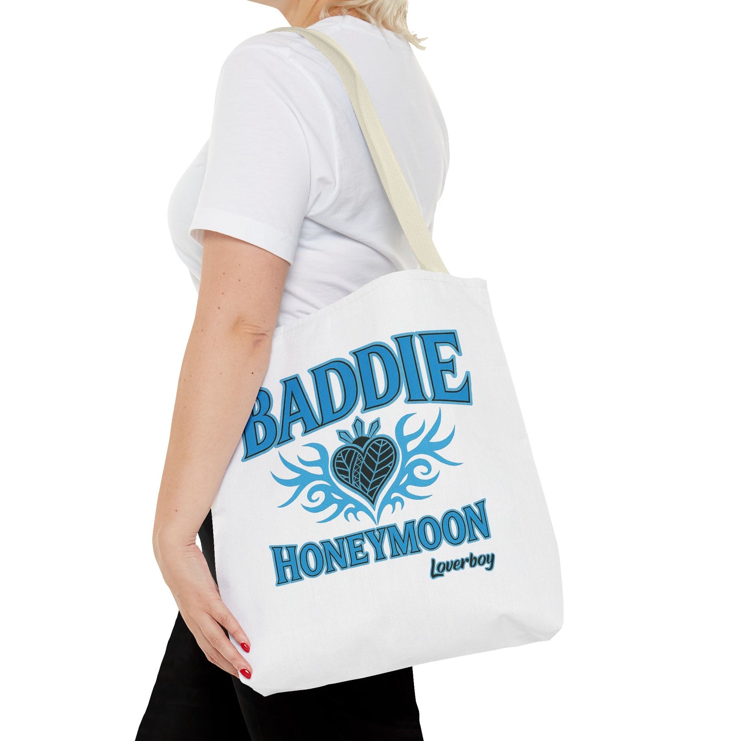 Baddie Honeymoon Tote Bag, Stylish Beach Tote, Bride Gift, Wedding Accessories, Fun Travel Bag, Summer Vibes
