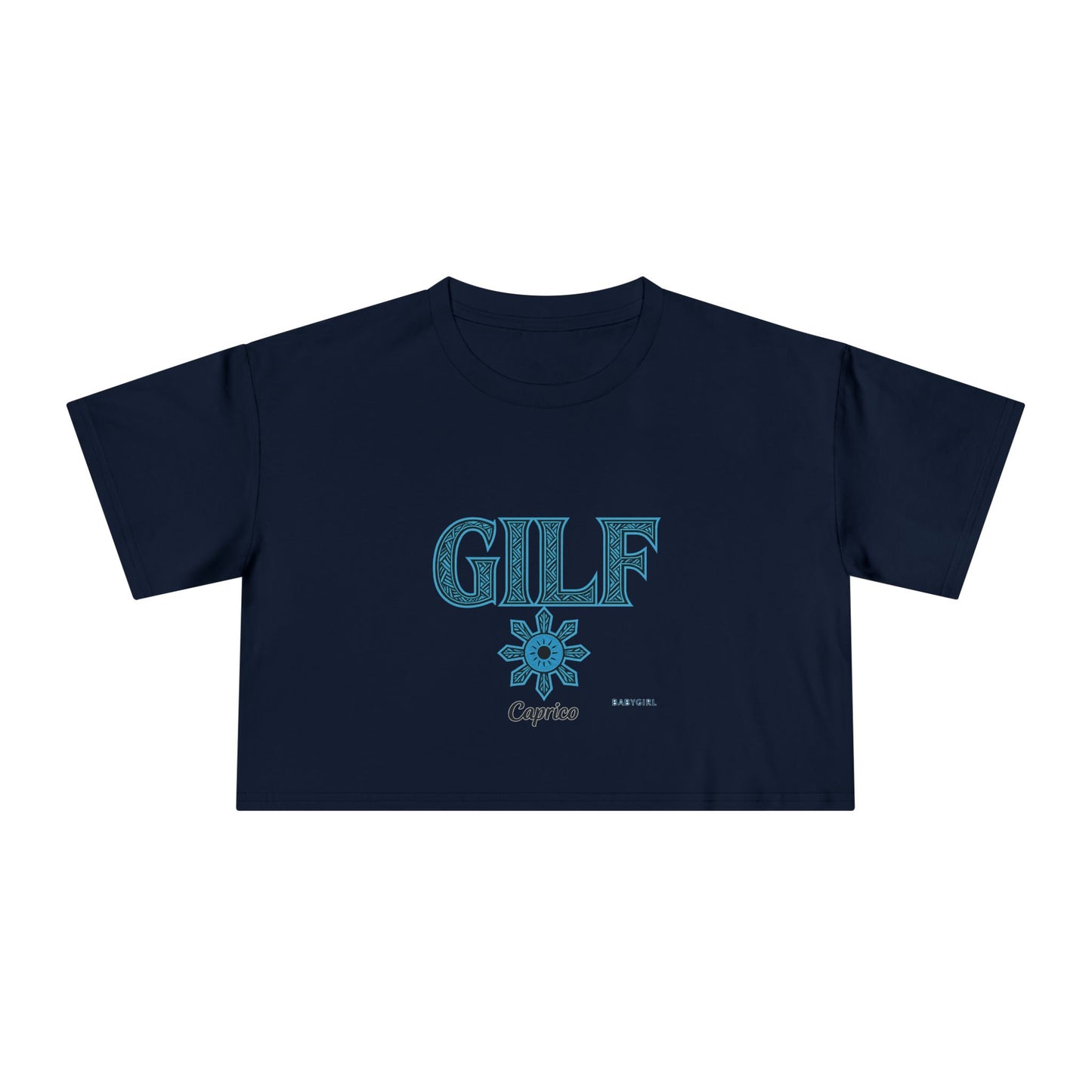 Trendy Women's Crop Tee - Fun GILF Graphic, Perfect for Casual Wear, Gifts, or Summer Outfits