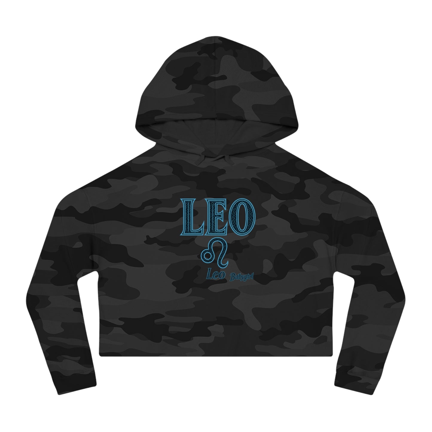 Stylish Cropped Sweatshirt for Zodiac Lovers, Astrology Apparel, Gift for Her, Leo Hoodie, Comfortable Casual Wear