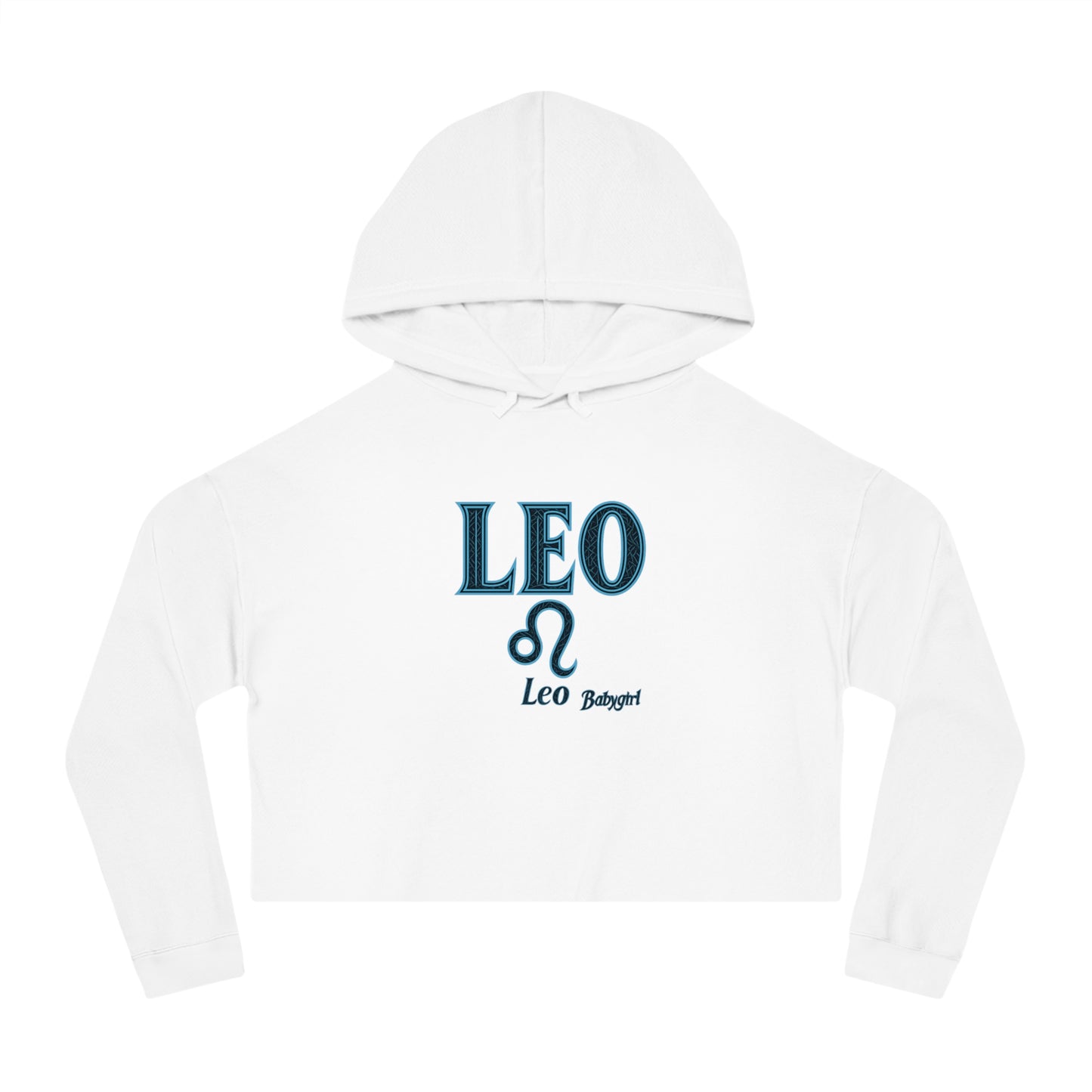 Stylish Cropped Sweatshirt for Zodiac Lovers, Astrology Apparel, Gift for Her, Leo Hoodie, Comfortable Casual Wear