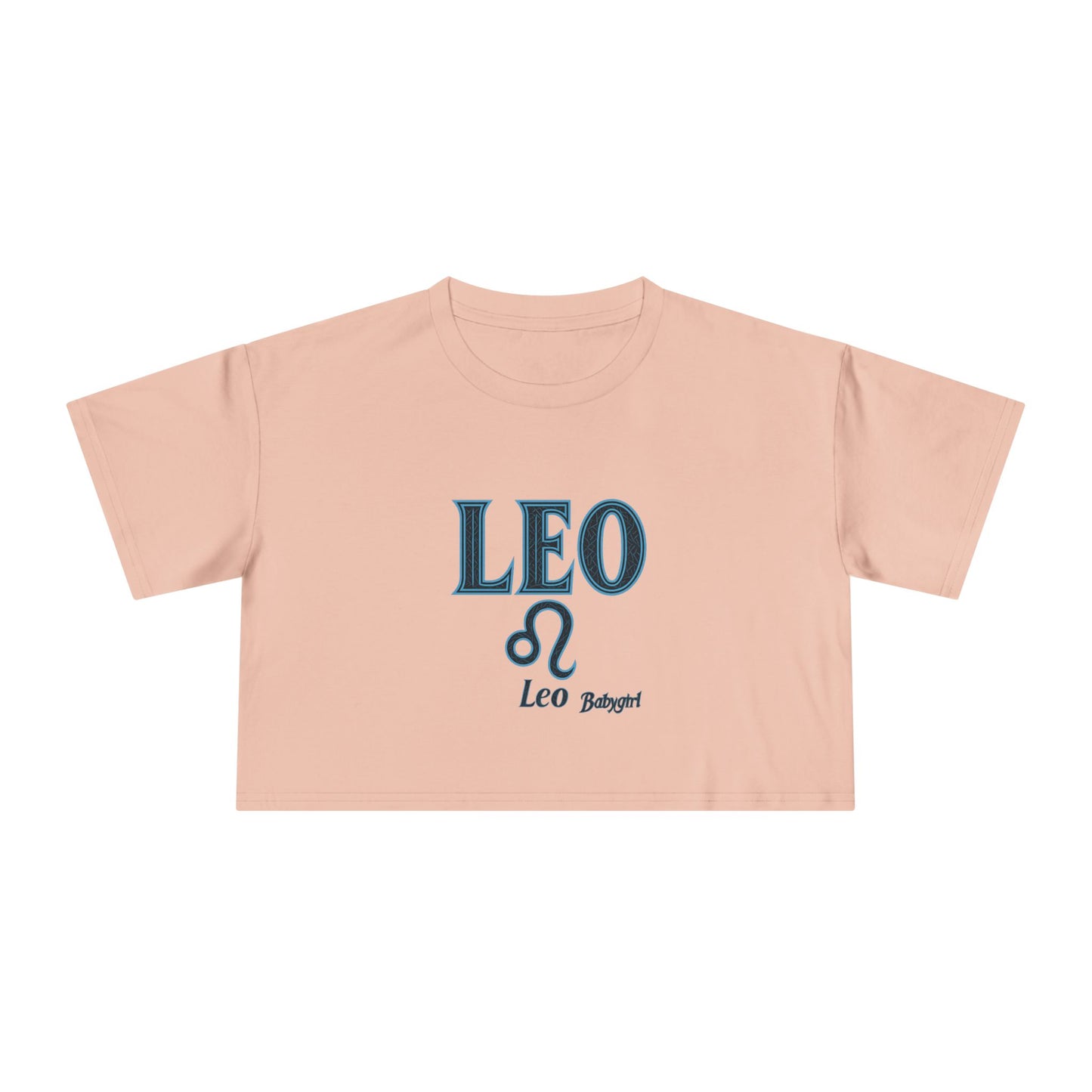 Trendy Women's Crop Tee - Leo Zodiac T-Shirt, Astrology Gift, Birthday Apparel, Casual Wear, Cute Summer Top