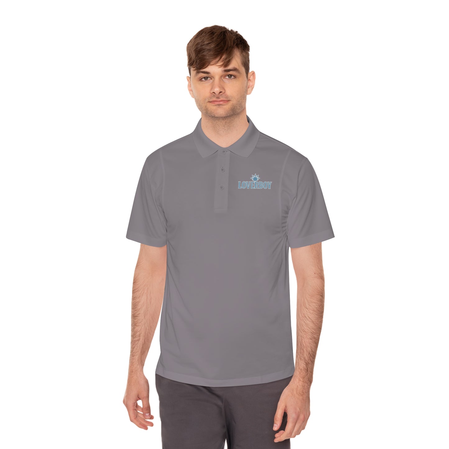 Men's Sport Polo Shirt - Casual, Comfortable Activewear for Men, Perfect for Sports, Workplace, or Weekend Wear, LOYALBOY Design