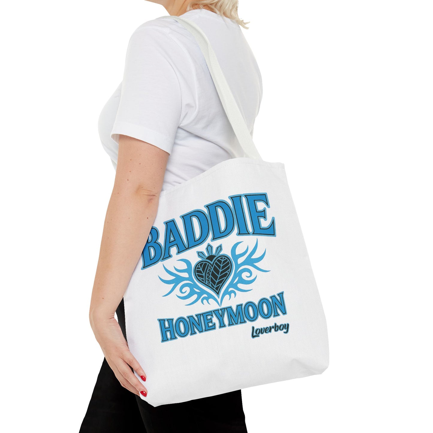 Baddie Honeymoon Tote Bag, Stylish Beach Tote, Bride Gift, Wedding Accessories, Fun Travel Bag, Summer Vibes