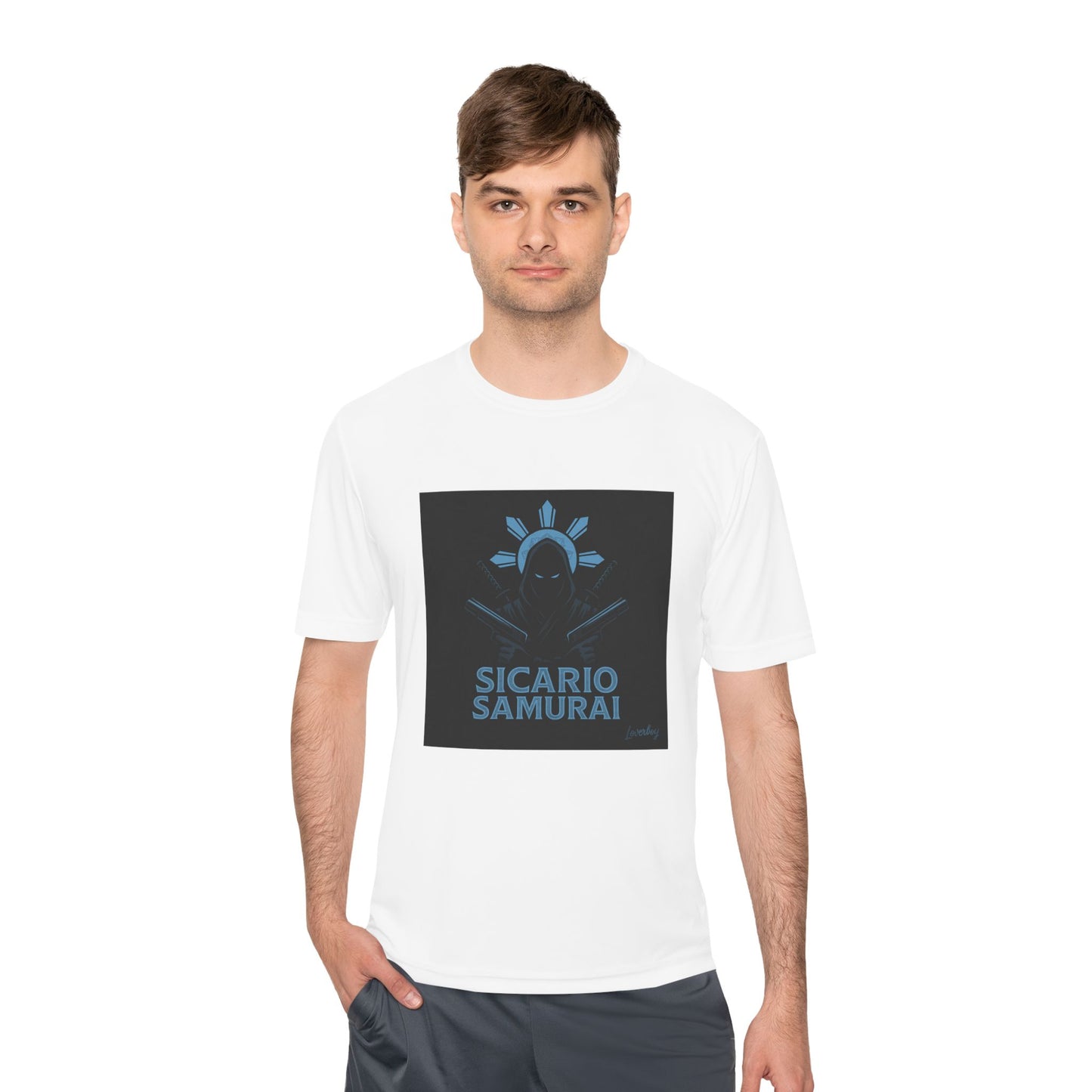 Sicario Samurai Unisex Moisture Wicking Tee, Cool Graphic Tee, Gamer Shirt, Anime Sweatshirt, Unique Gift, Casual Wear