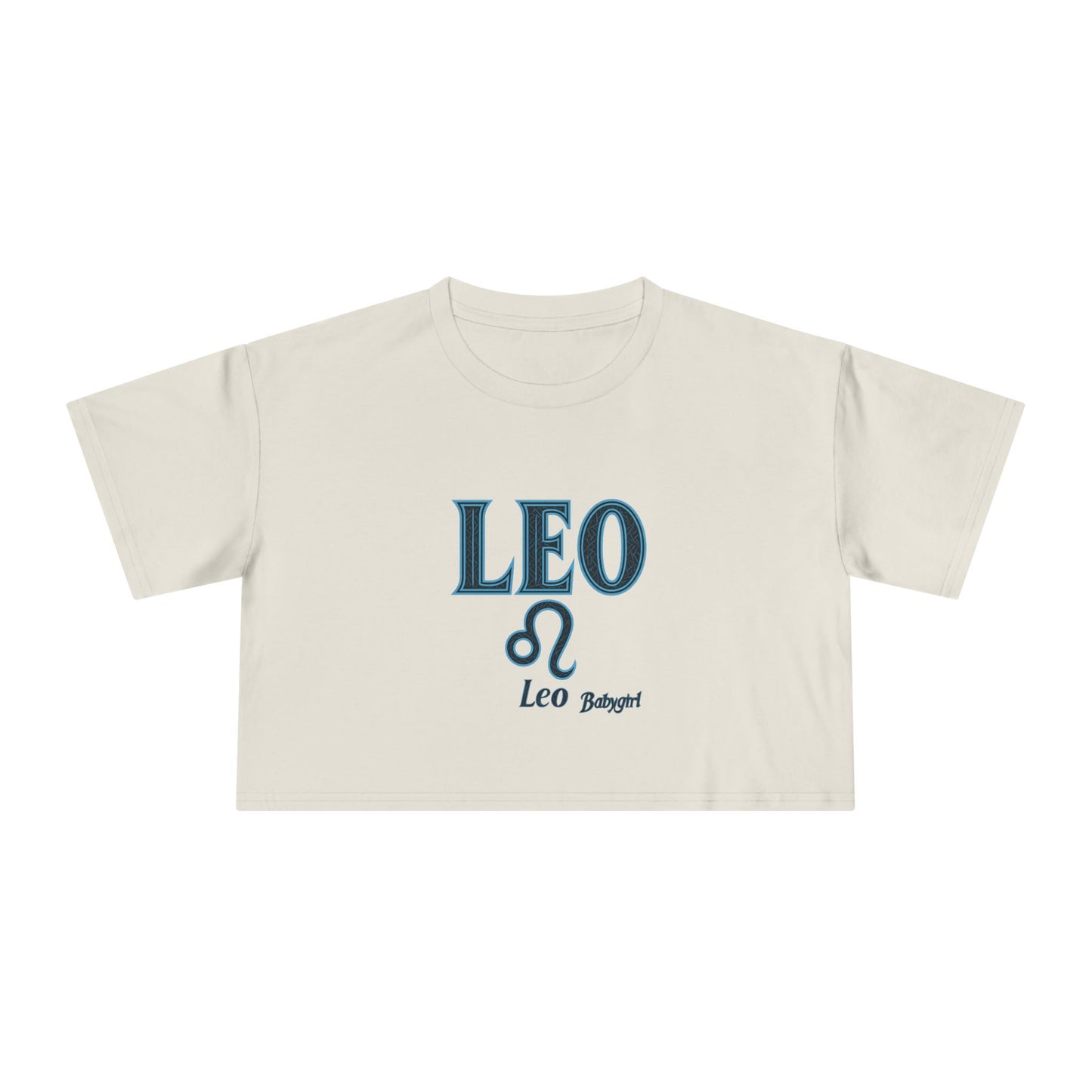 Trendy Women's Crop Tee - Leo Zodiac T-Shirt, Astrology Gift, Birthday Apparel, Casual Wear, Cute Summer Top