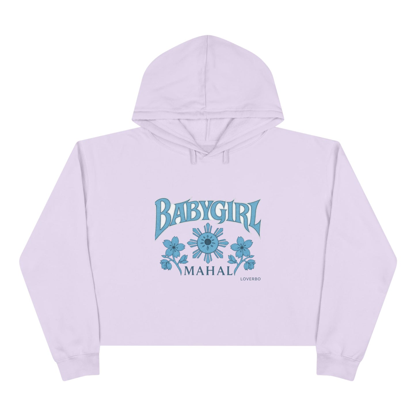 Baby Girl Floral Crop Hoodie | Trendy Streetwear, Casual Wear, Gift for Her, Statement Hoodie, Comfortable Fashion