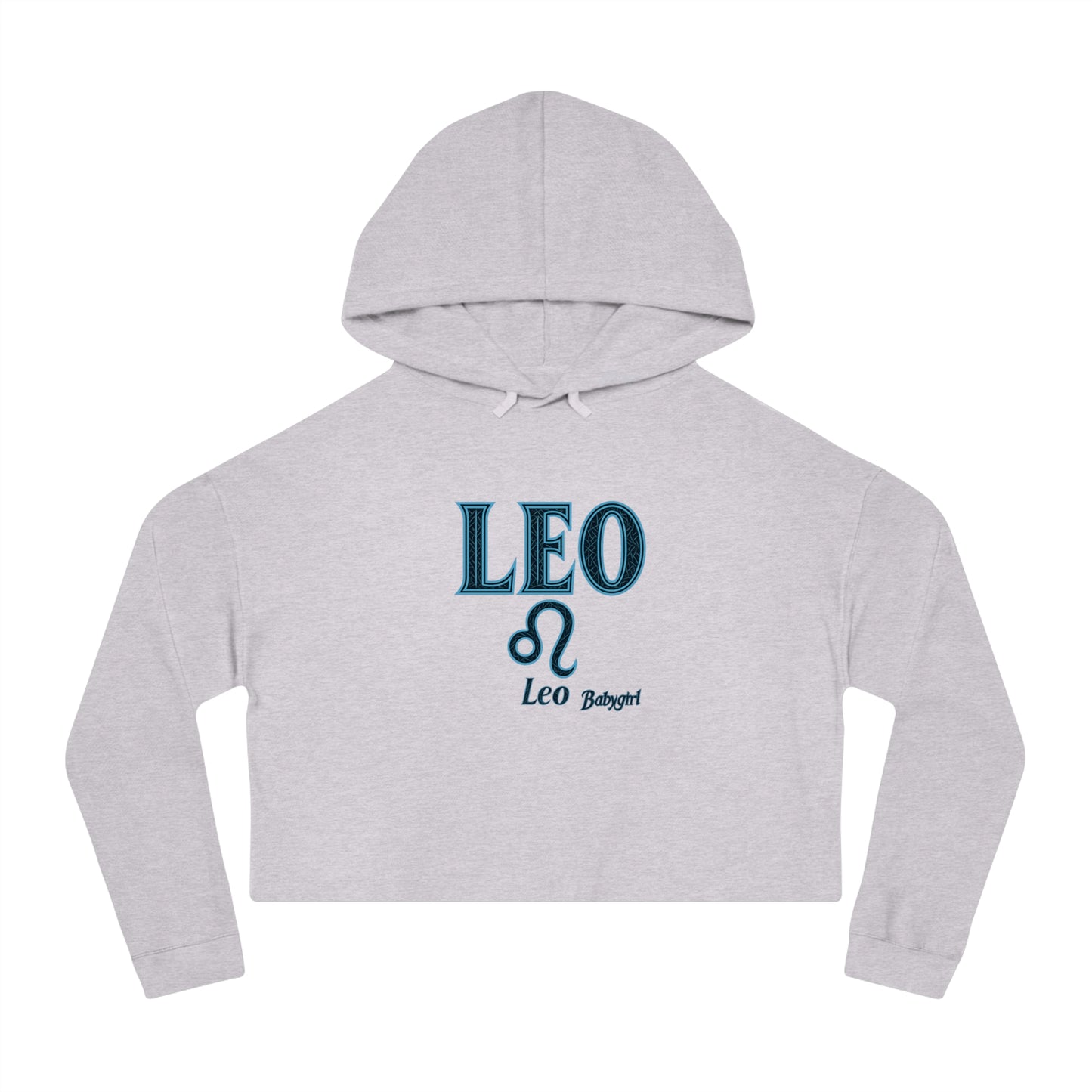 Stylish Cropped Sweatshirt for Zodiac Lovers, Astrology Apparel, Gift for Her, Leo Hoodie, Comfortable Casual Wear