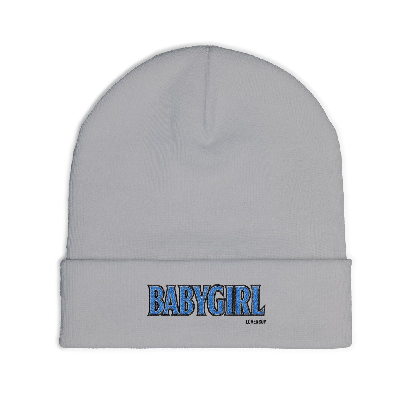 BabyGirl Embroidered Knit Beanie - Stylish Winter Accessory, Great for Gift-Giving, Everyday Wear, and Trendy Casual Looks