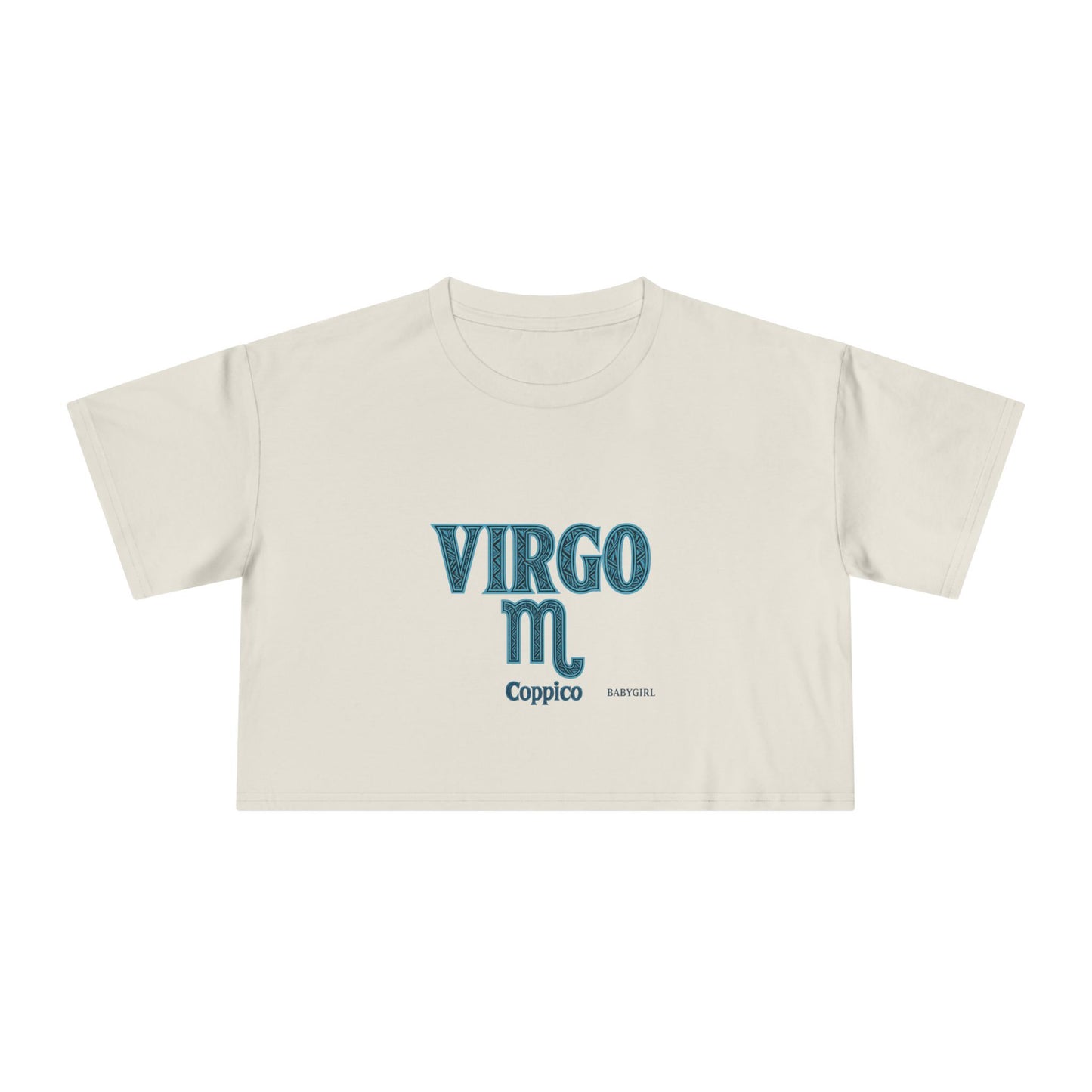 Virgo Zodiac Women's Crop Tee, Astrology Gift, Women's Horoscope Shirt, Birthday Gift, Stylish Zodiac Tee