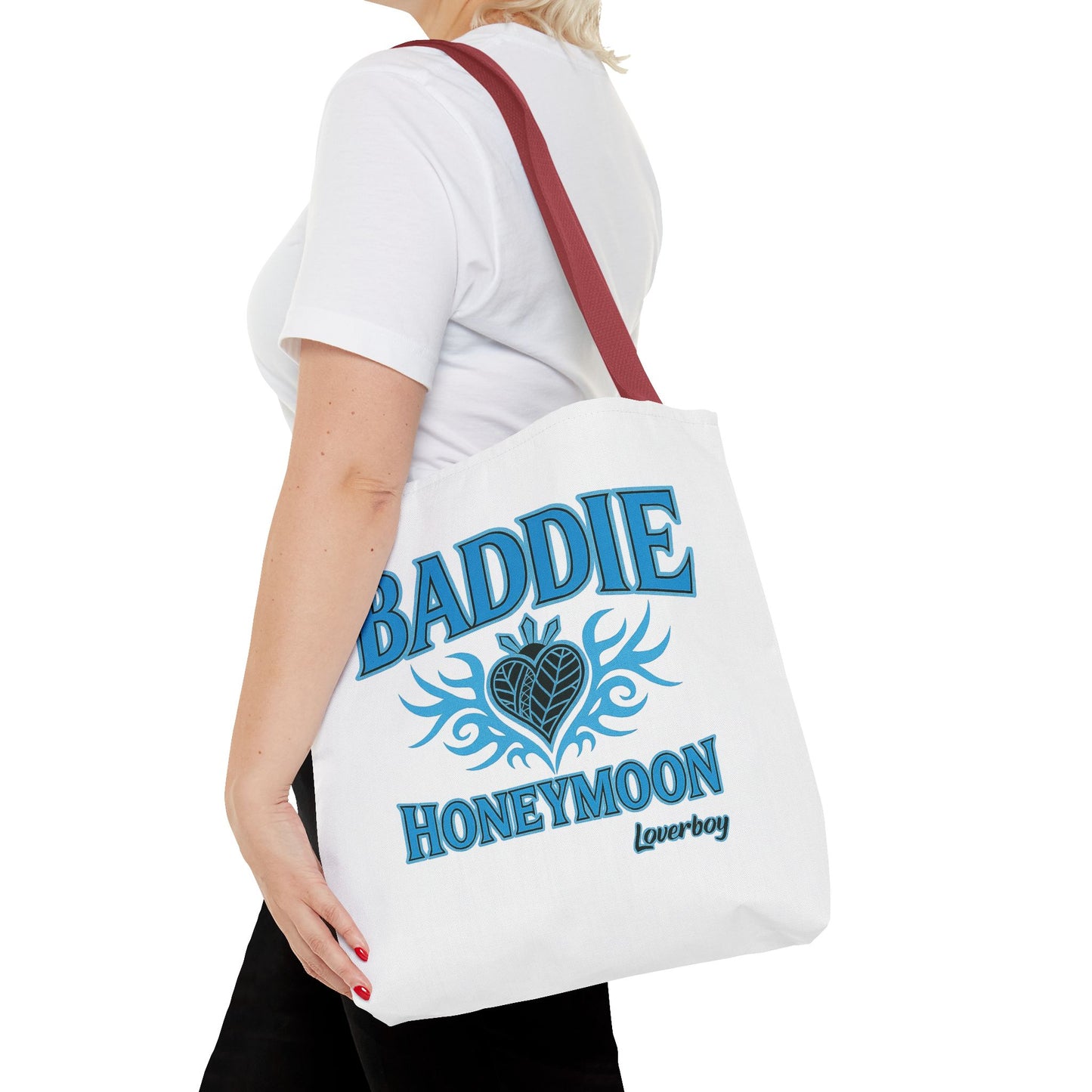 Baddie Honeymoon Tote Bag, Stylish Beach Tote, Bride Gift, Wedding Accessories, Fun Travel Bag, Summer Vibes
