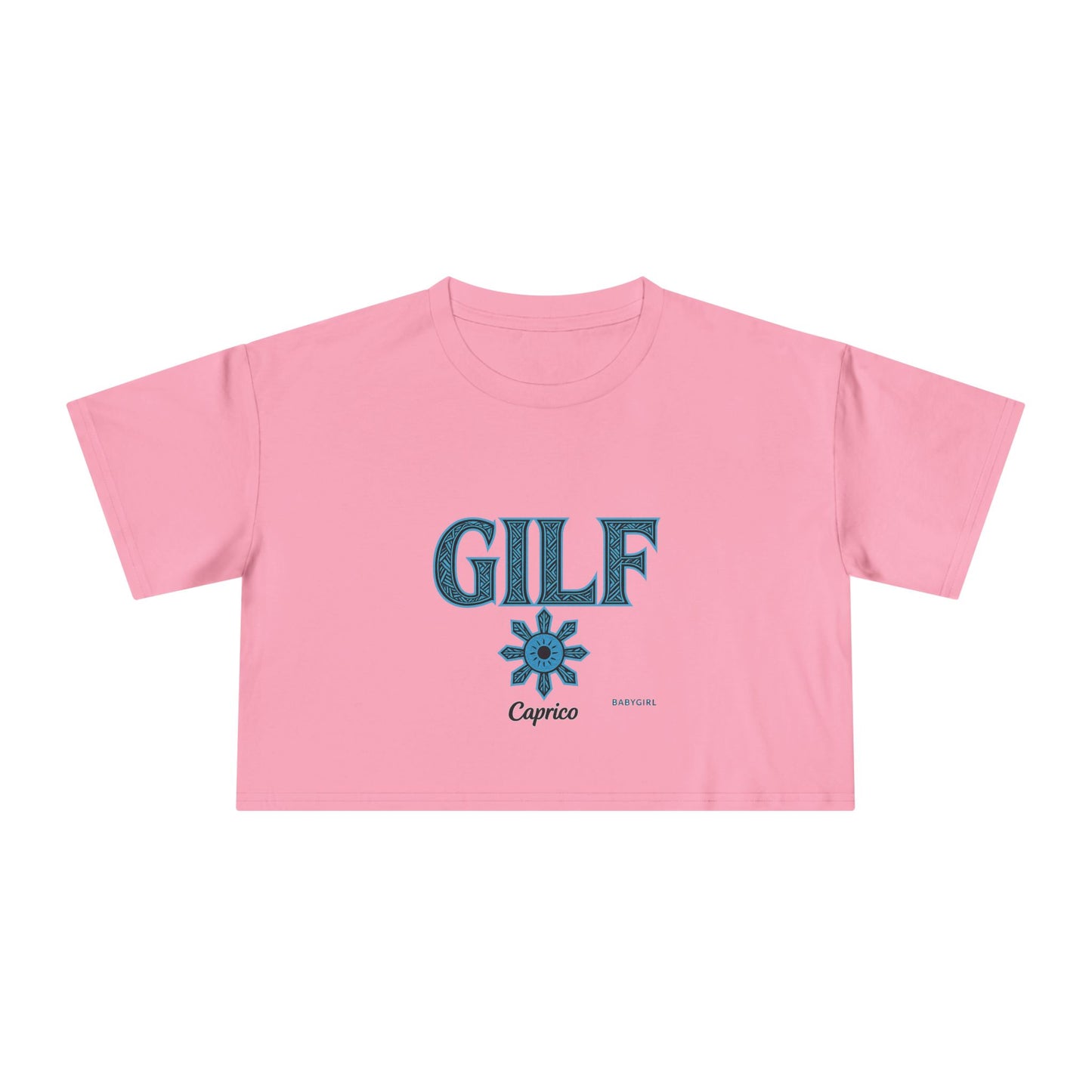 Trendy Women's Crop Tee - Fun GILF Graphic, Perfect for Casual Wear, Gifts, or Summer Outfits