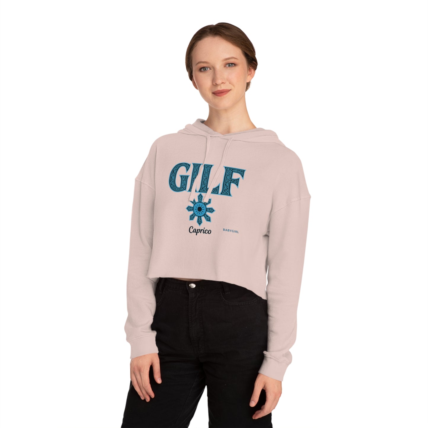 Trendy Women's Cropped Hooded Sweatshirt with FUN Designs - Perfect for Casual Outfits, Gifts, and Festivals
