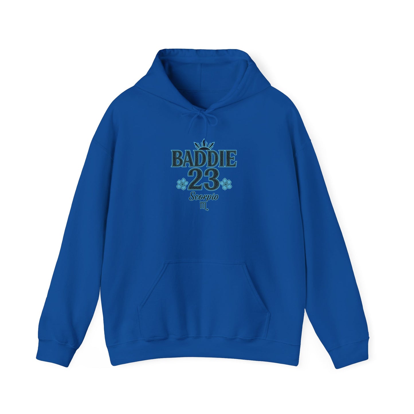 Baddie Scorpio Hoodie | Unisex Heavy Blend Sweatshirt for Zodiac Lovers, Astrology Gift, Unique Fall Fashion, Cozy Everyday Wear
