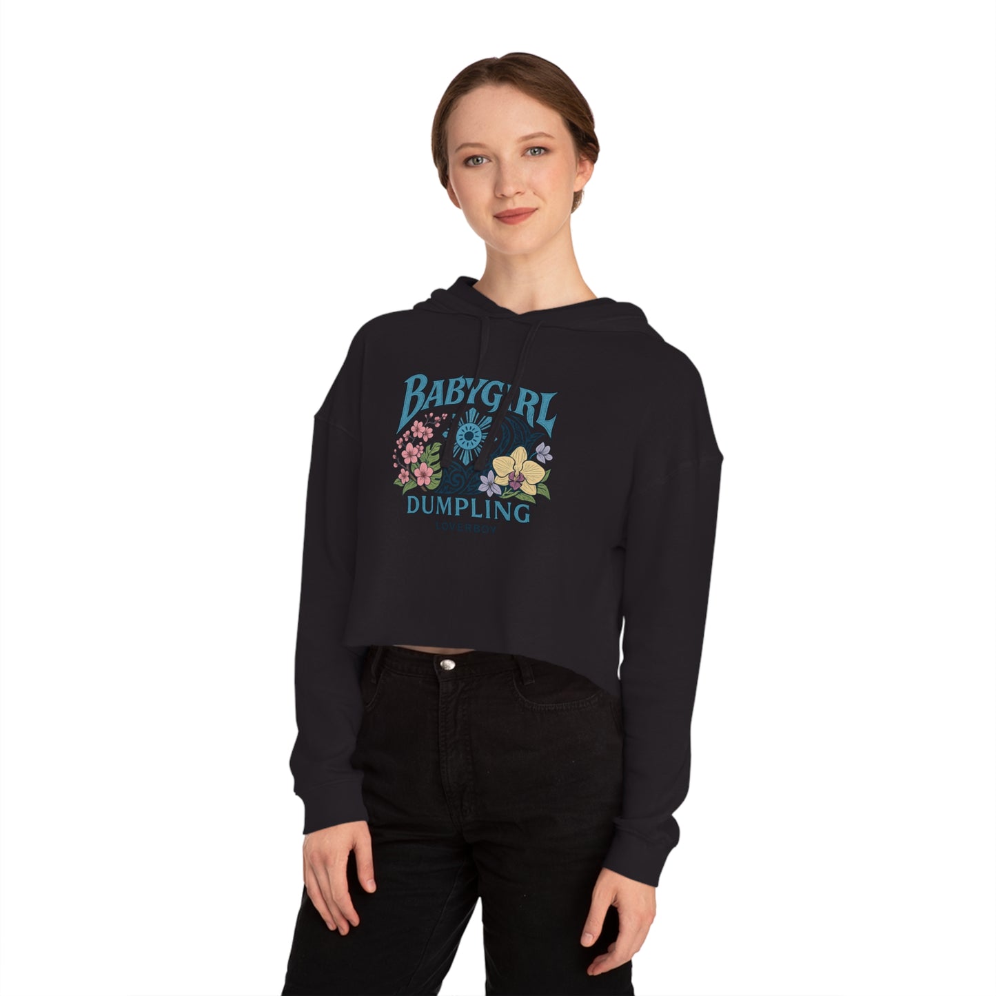 Baddie Cropped Hoodie | Women's Casual Sweatshirt, Streetwear, Gift for Her, Trendy Style, Everyday Comfort