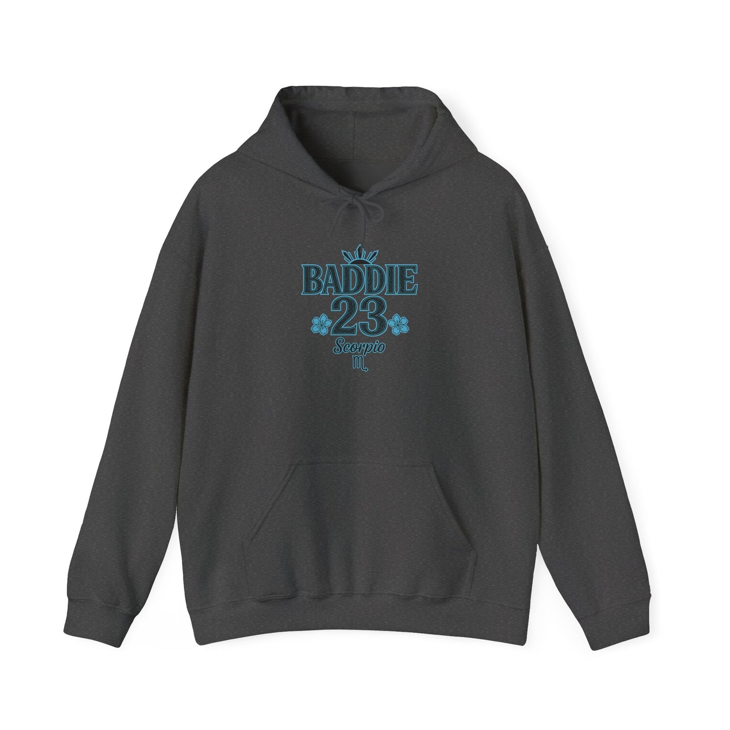 Baddie Scorpio Hoodie | Unisex Heavy Blend Sweatshirt for Zodiac Lovers, Astrology Gift, Unique Fall Fashion, Cozy Everyday Wear