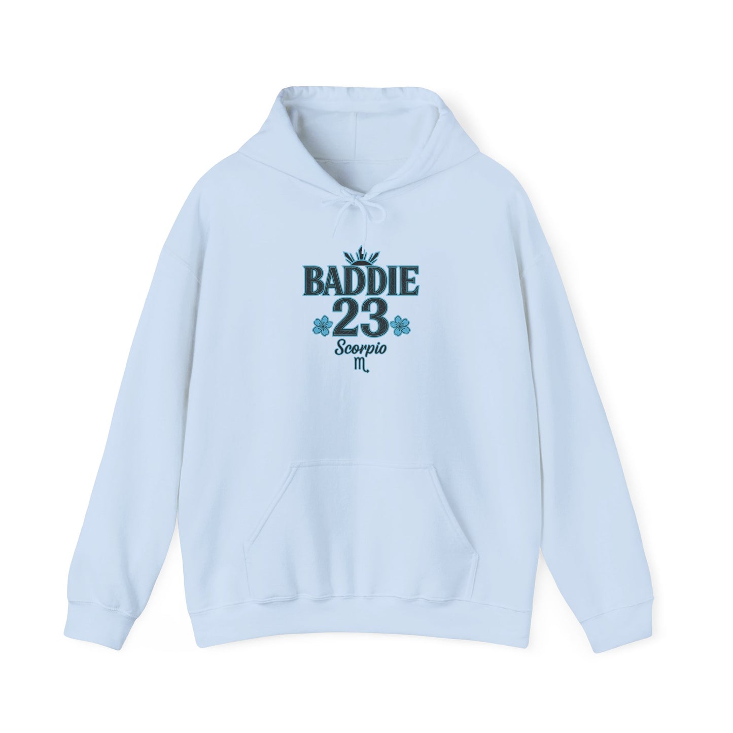 Baddie Scorpio Hoodie | Unisex Heavy Blend Sweatshirt for Zodiac Lovers, Astrology Gift, Unique Fall Fashion, Cozy Everyday Wear