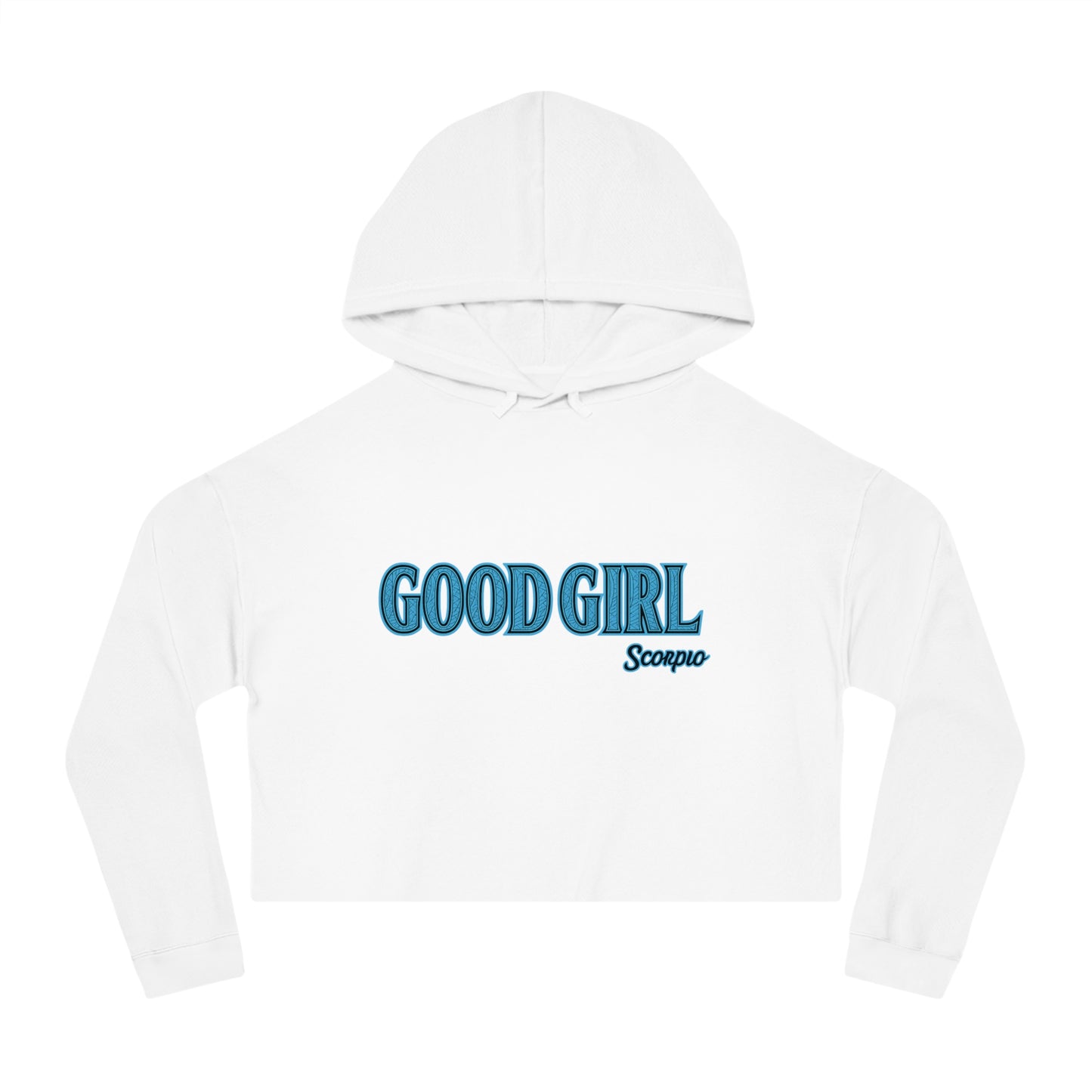 Good Girl Scorpio Cropped Sweatshirt | Women's Fashion, Astrology Apparel, Zodiac Clothing, Gift for Her, Trendy Outfit