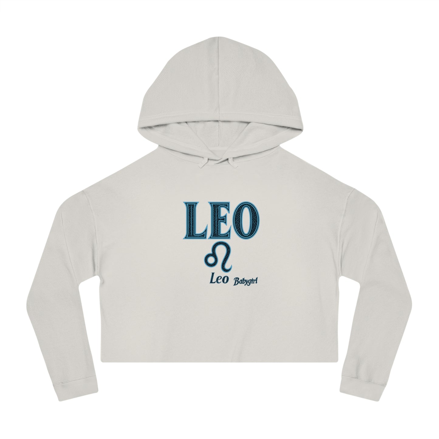 Stylish Cropped Sweatshirt for Zodiac Lovers, Astrology Apparel, Gift for Her, Leo Hoodie, Comfortable Casual Wear
