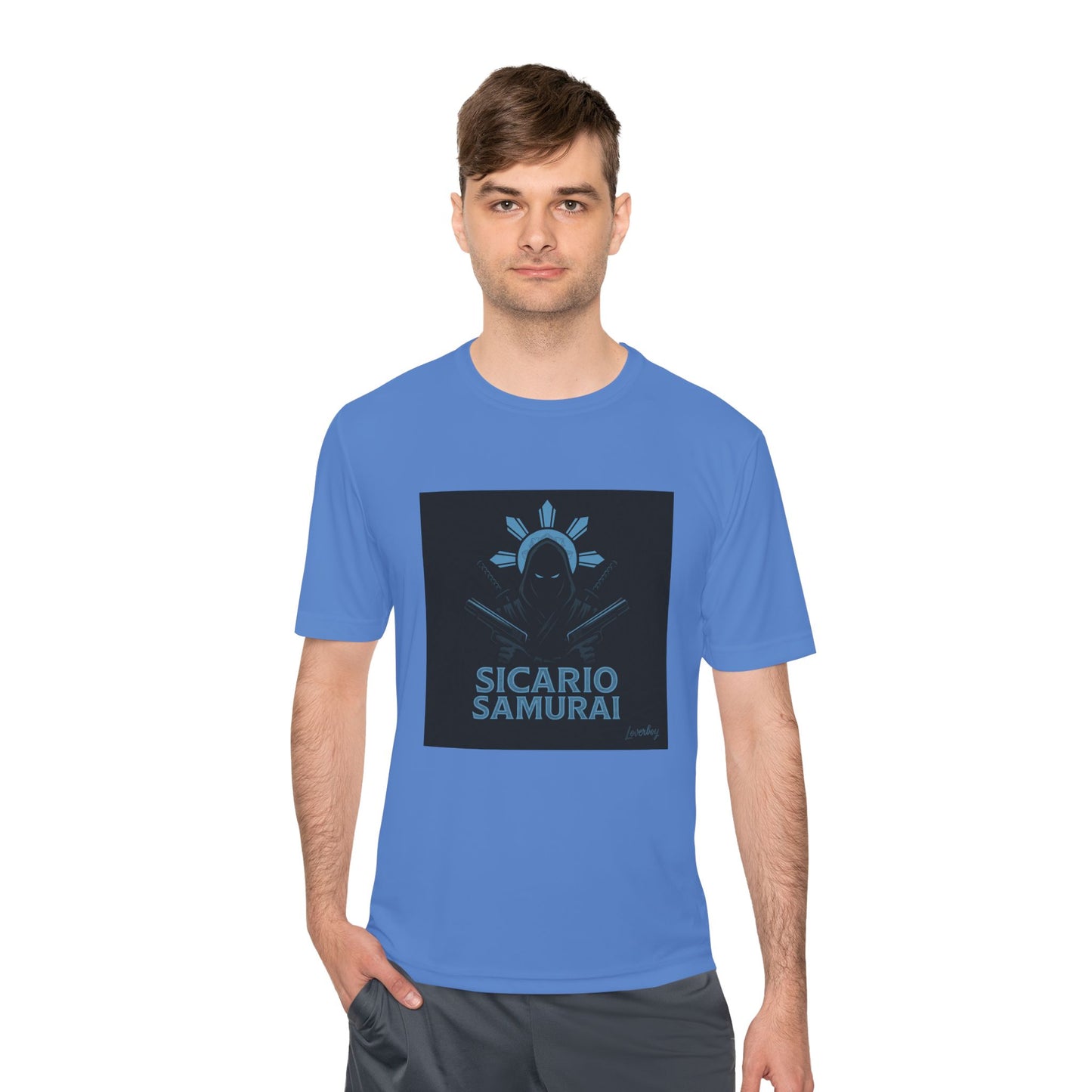 Sicario Samurai Unisex Moisture Wicking Tee, Cool Graphic Tee, Gamer Shirt, Anime Sweatshirt, Unique Gift, Casual Wear