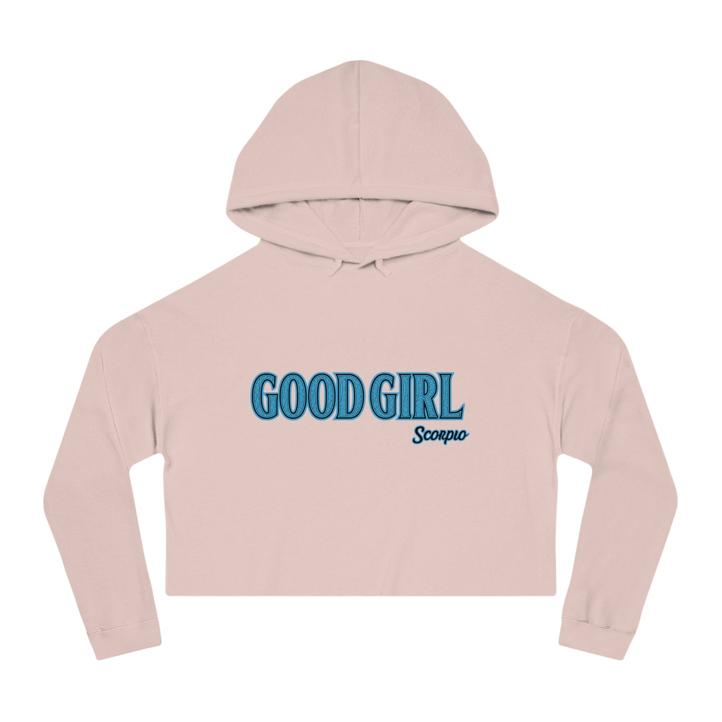 Good Girl Scorpio Cropped Sweatshirt | Women's Fashion, Astrology Apparel, Zodiac Clothing, Gift for Her, Trendy Outfit