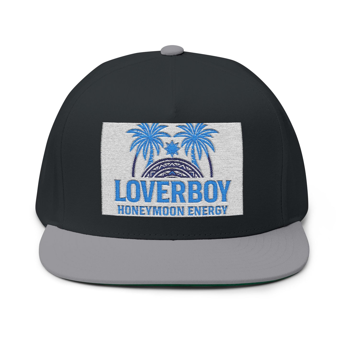 Loverboy Embroidered Flat Bill Cap | Stylish Summer Hat, Perfect Gift, Streetwear Accessory, Casual & Beachwear