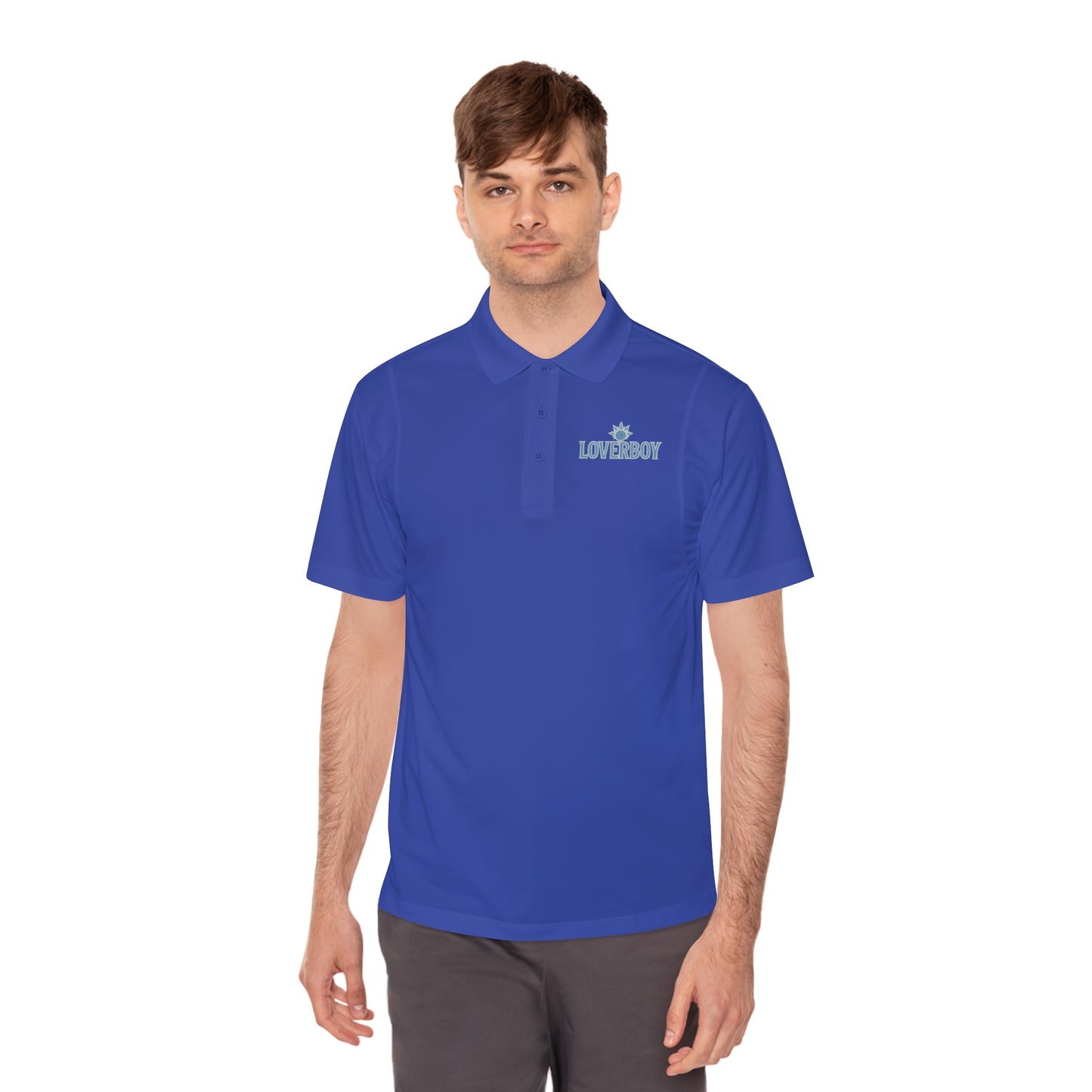 Men's Sport Polo Shirt - Casual, Comfortable Activewear for Men, Perfect for Sports, Workplace, or Weekend Wear, LOYALBOY Design