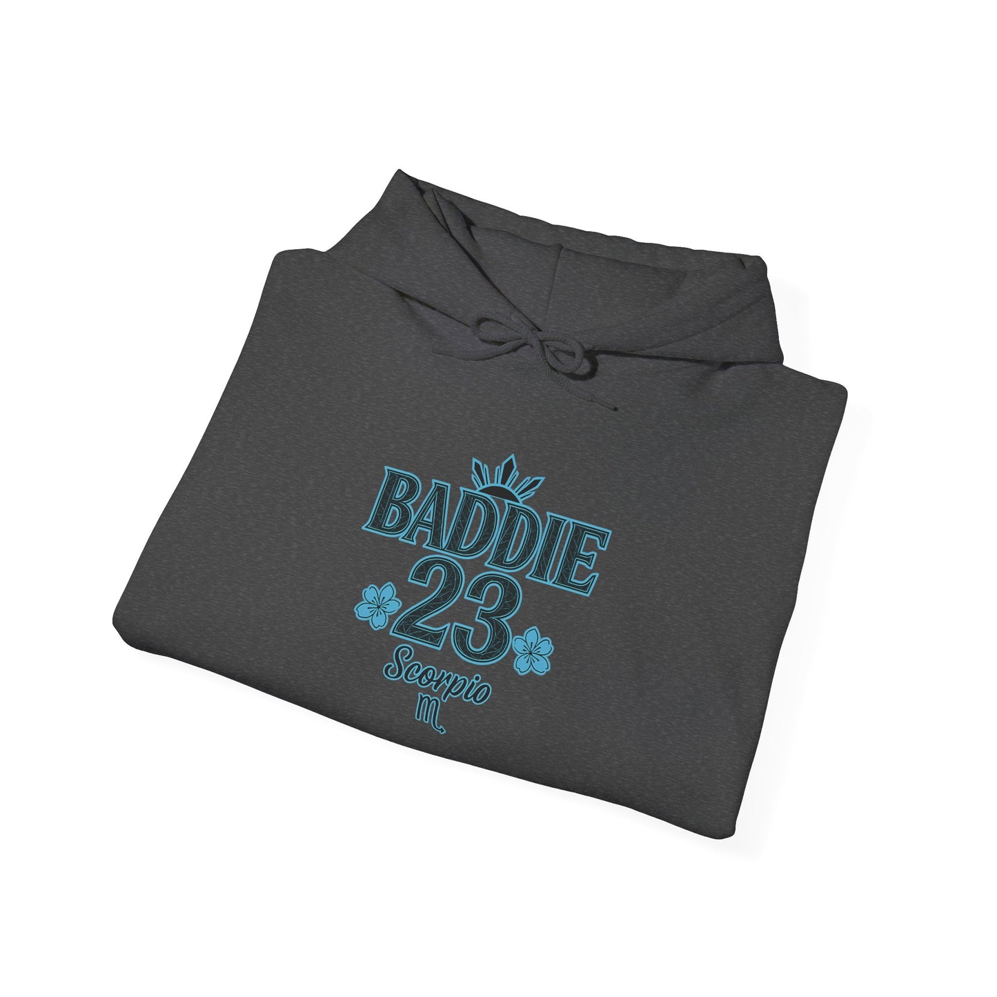 Baddie Scorpio Hoodie | Unisex Heavy Blend Sweatshirt for Zodiac Lovers, Astrology Gift, Unique Fall Fashion, Cozy Everyday Wear