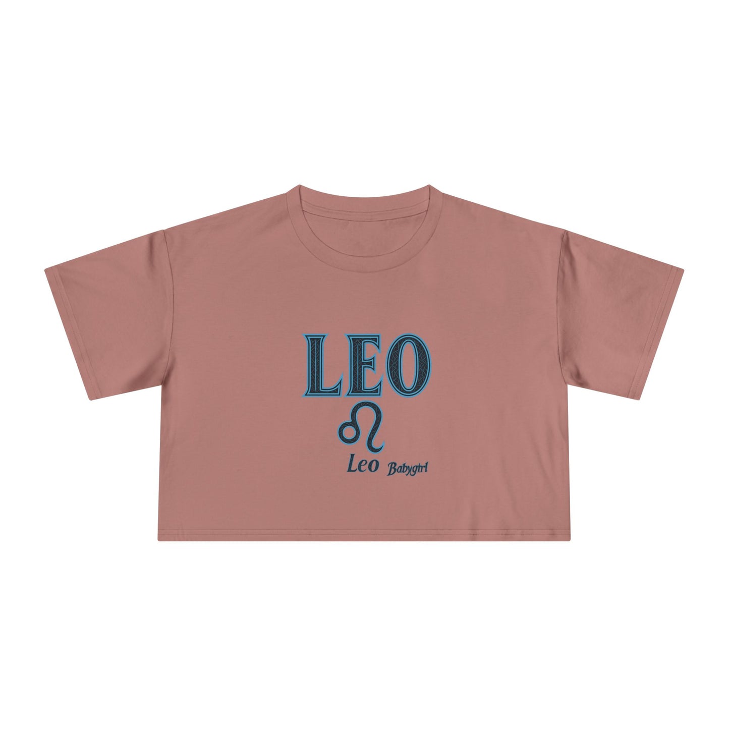 Trendy Women's Crop Tee - Leo Zodiac T-Shirt, Astrology Gift, Birthday Apparel, Casual Wear, Cute Summer Top