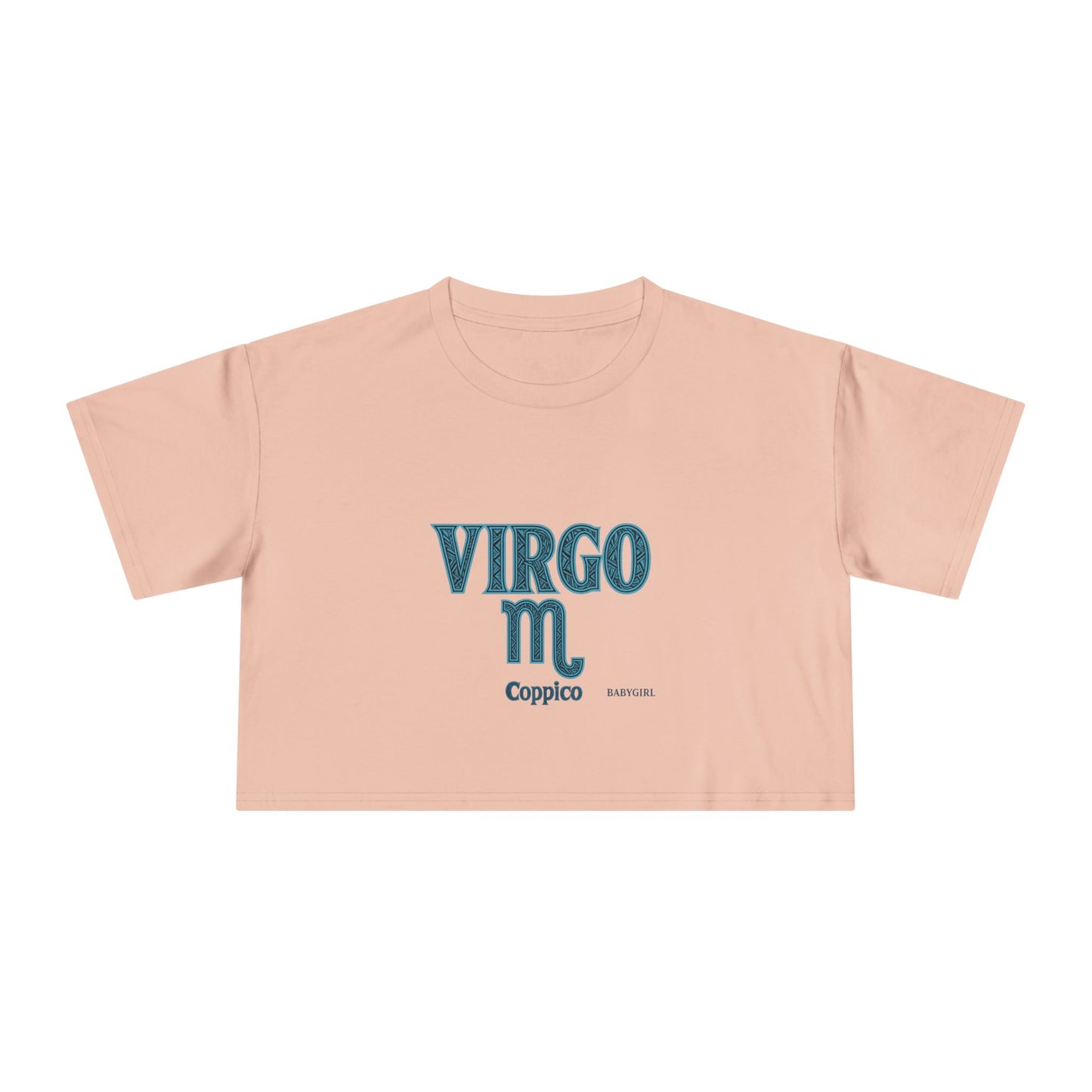 Virgo Zodiac Women's Crop Tee, Astrology Gift, Women's Horoscope Shirt, Birthday Gift, Stylish Zodiac Tee