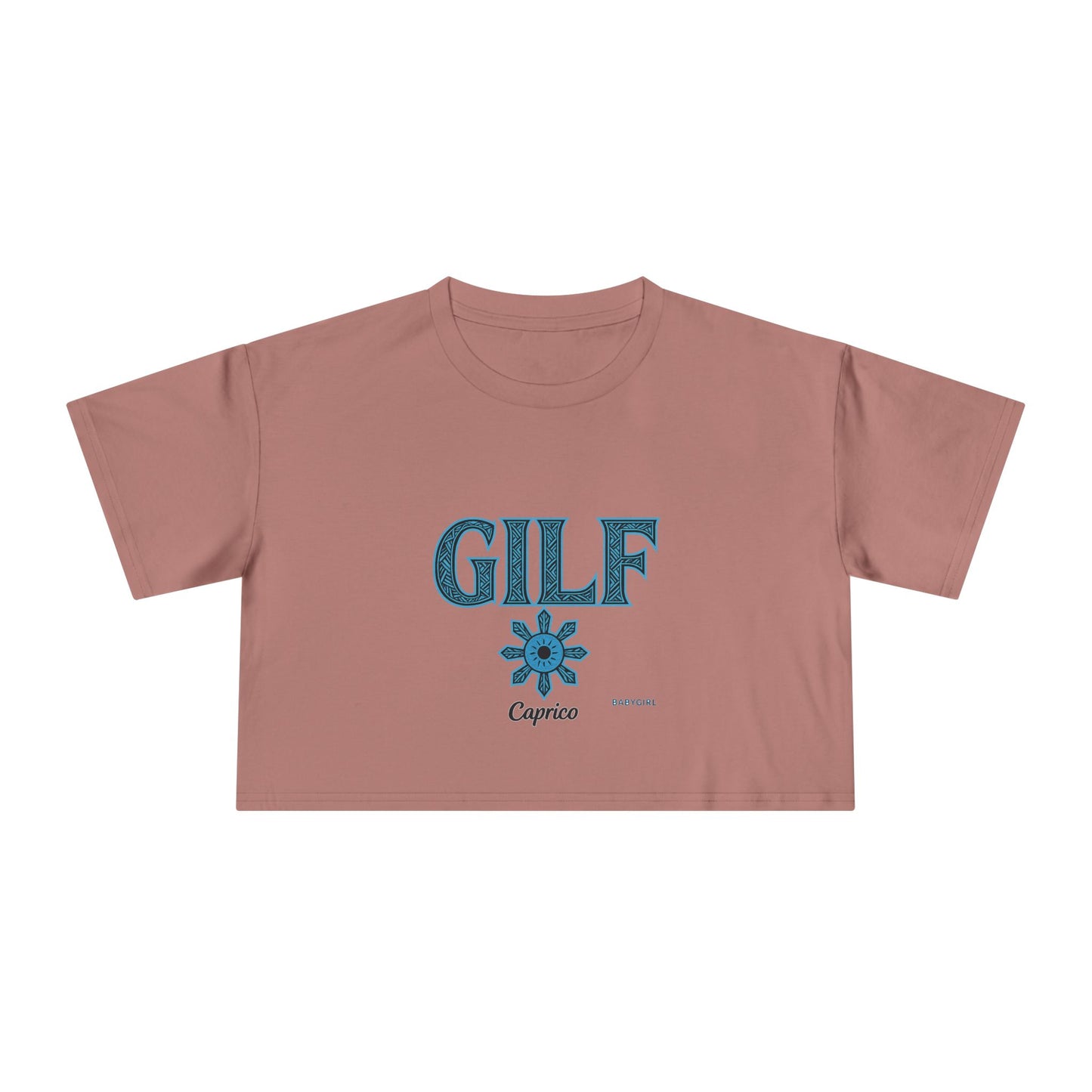 Trendy Women's Crop Tee - Fun GILF Graphic, Perfect for Casual Wear, Gifts, or Summer Outfits