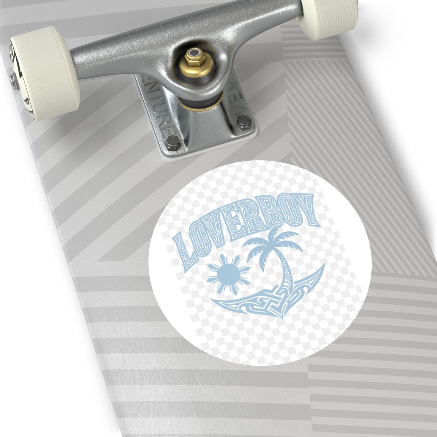 Loverboy Tropical Vinyl Stickers | Summer Vibes, Cool Retro Decor, Gift for Friends, Beach Aesthetic, Travel Journal Accessories