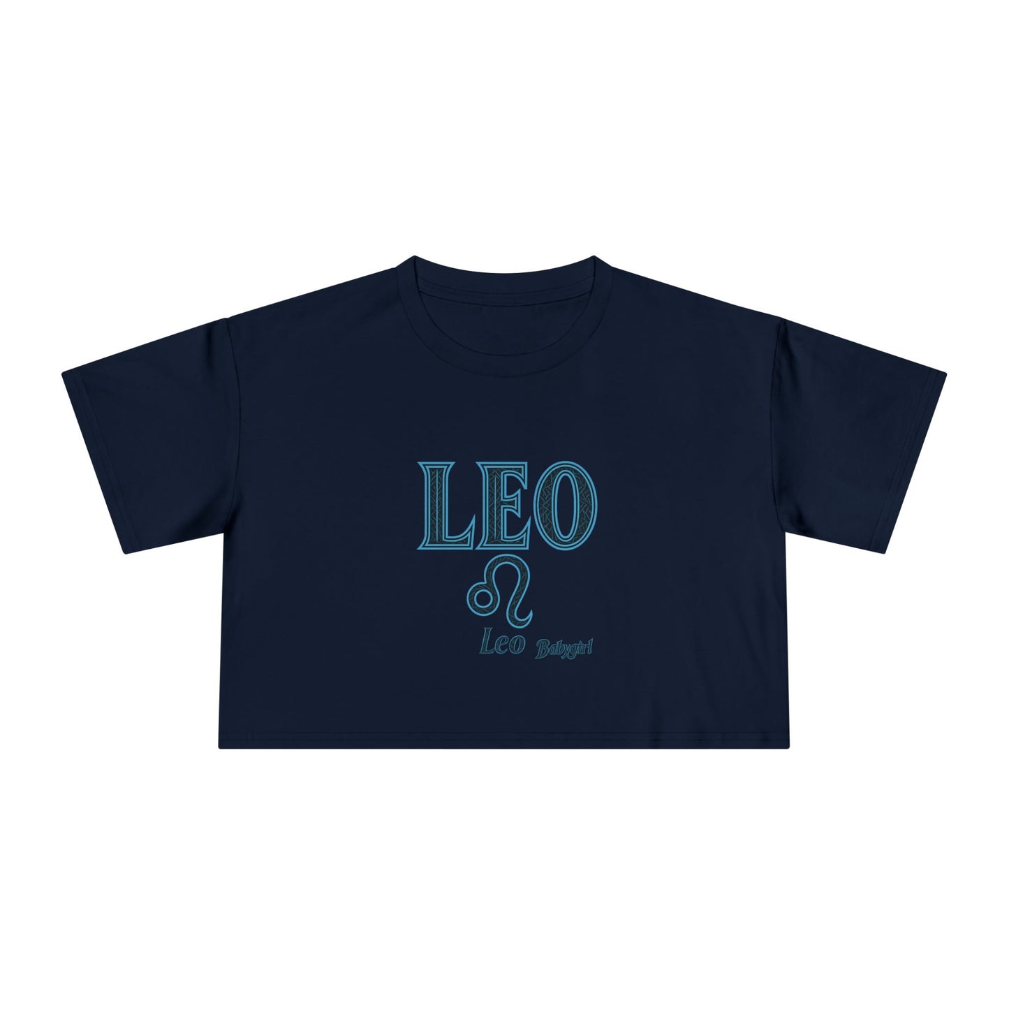 Trendy Women's Crop Tee - Leo Zodiac T-Shirt, Astrology Gift, Birthday Apparel, Casual Wear, Cute Summer Top