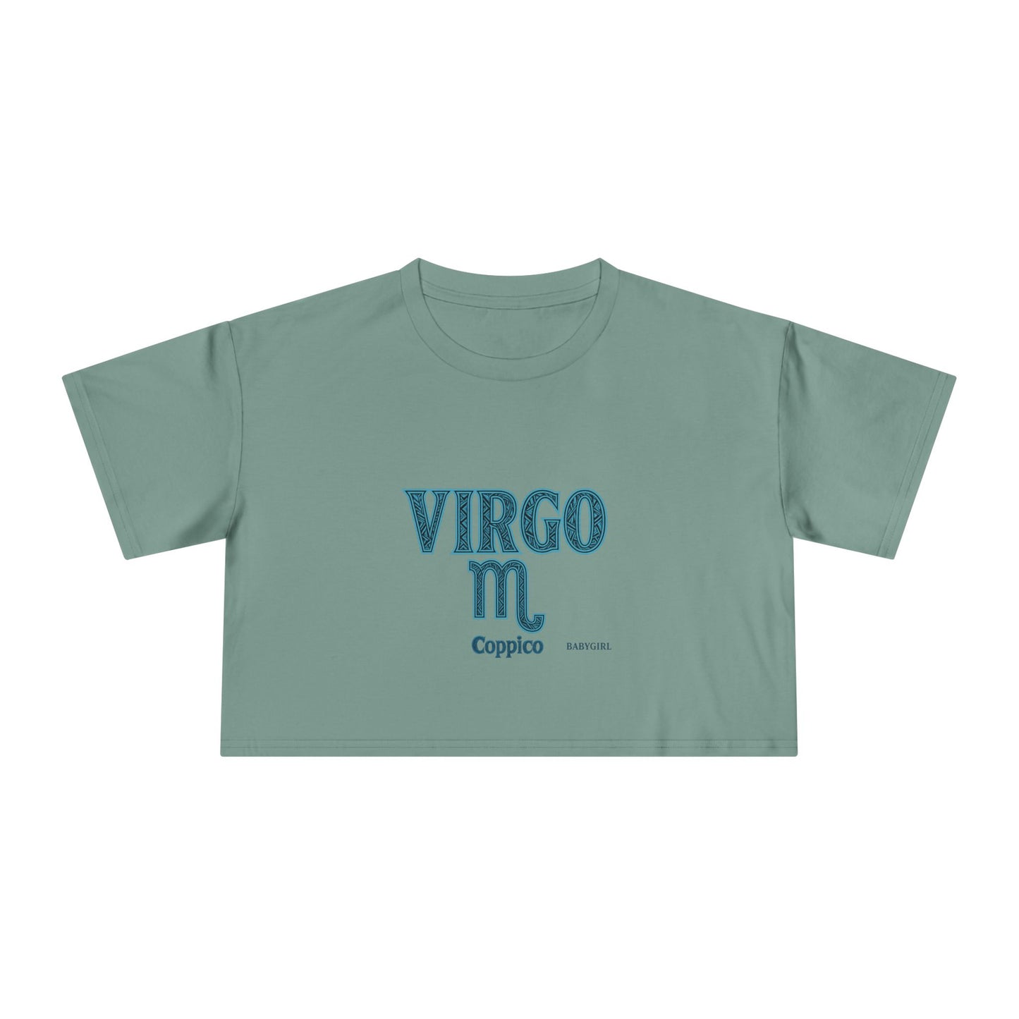 Virgo Zodiac Women's Crop Tee, Astrology Gift, Women's Horoscope Shirt, Birthday Gift, Stylish Zodiac Tee