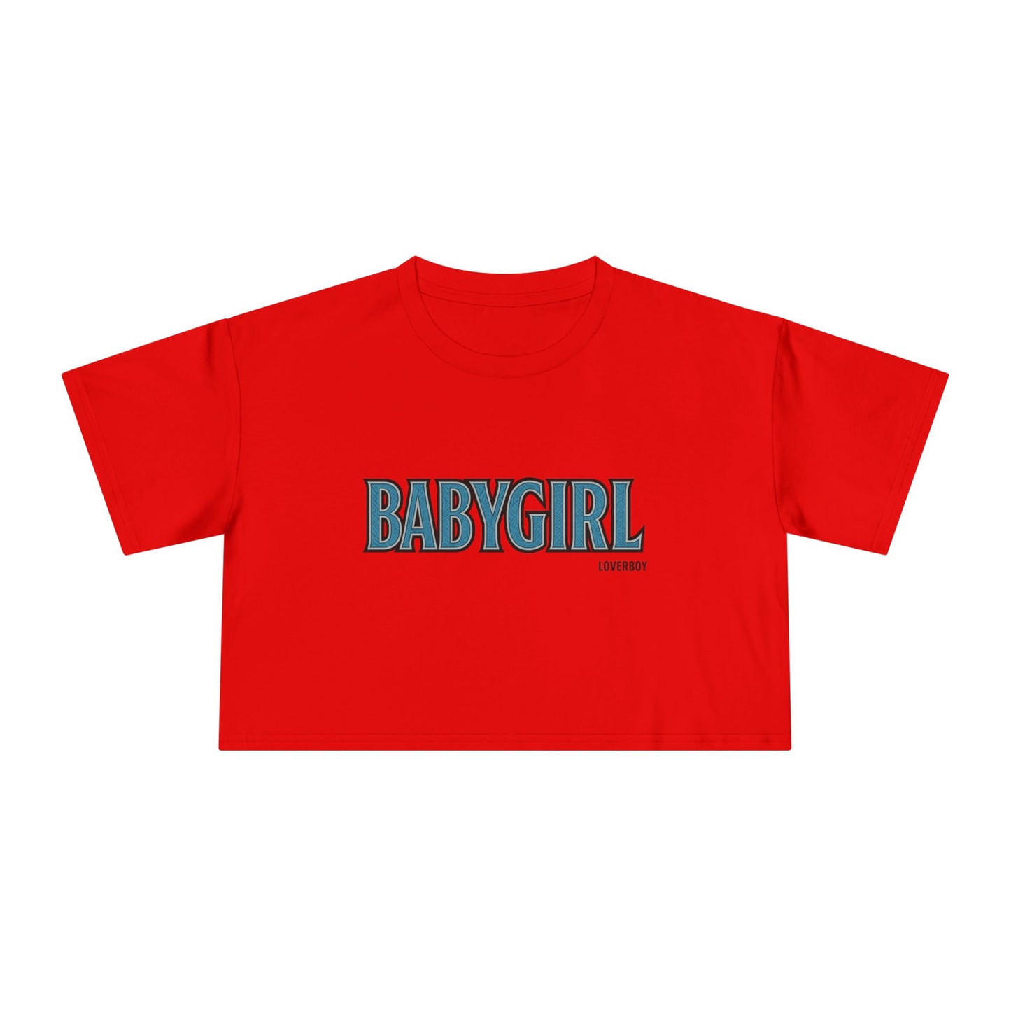 Stylish Women's Crop Tee with 'BABYGIRL' Design, Trendy Summer Top, Gift for Fashion Lovers, Casual Wear, Festival Style